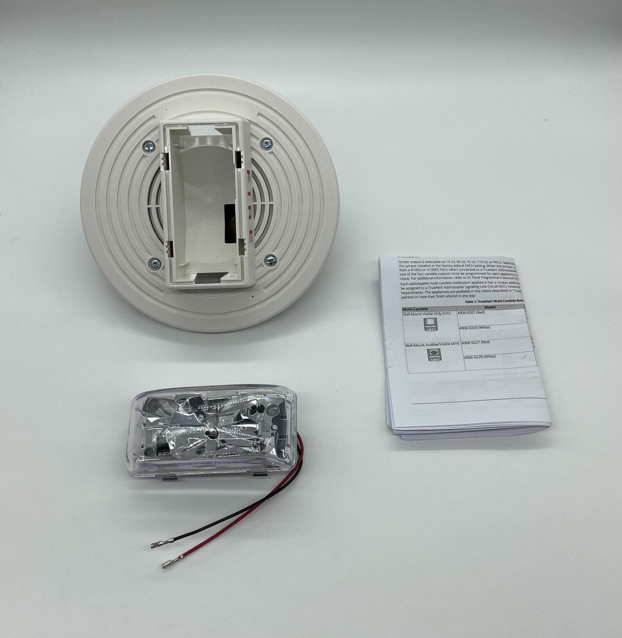 Simplex 4906-9254 Ceiling Mount White Strobe - The Fire Alarm Supplier