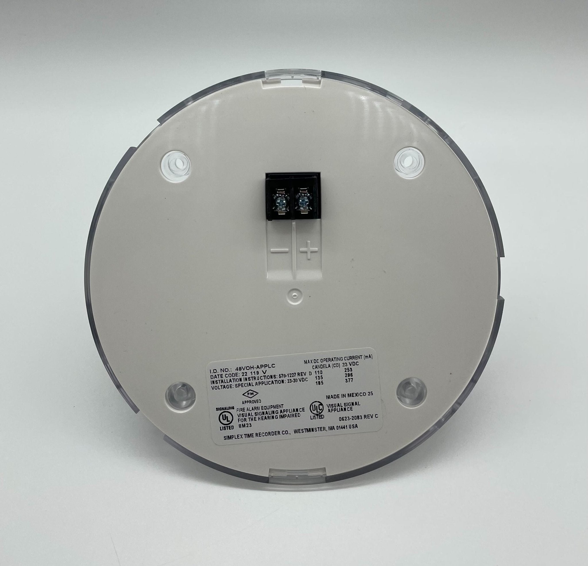 Simplex 49VOH-APPLC - The Fire Alarm Supplier