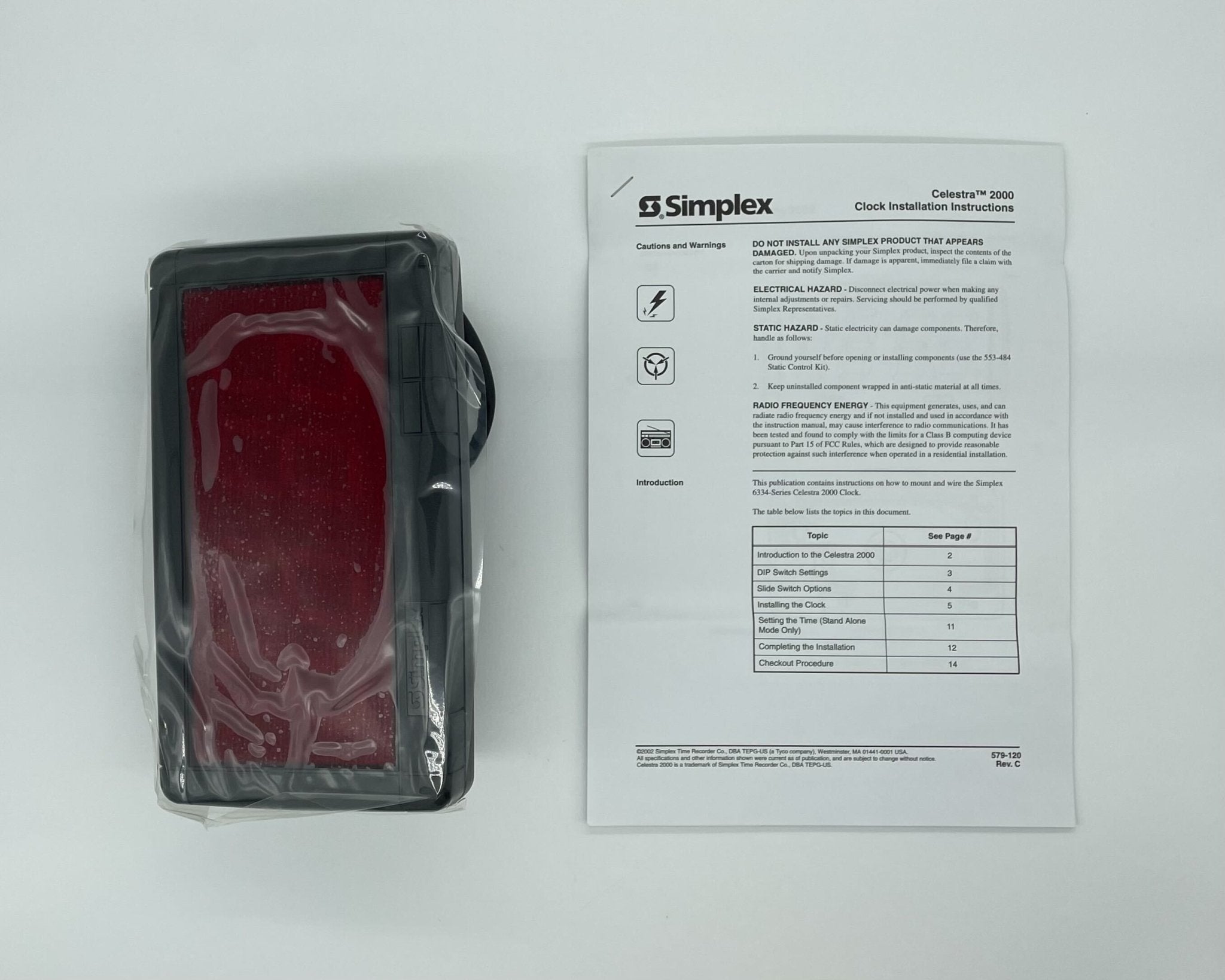 Simplex 6334-9135 2.5 Red Led Clk 230 Vac - The Fire Alarm Supplier