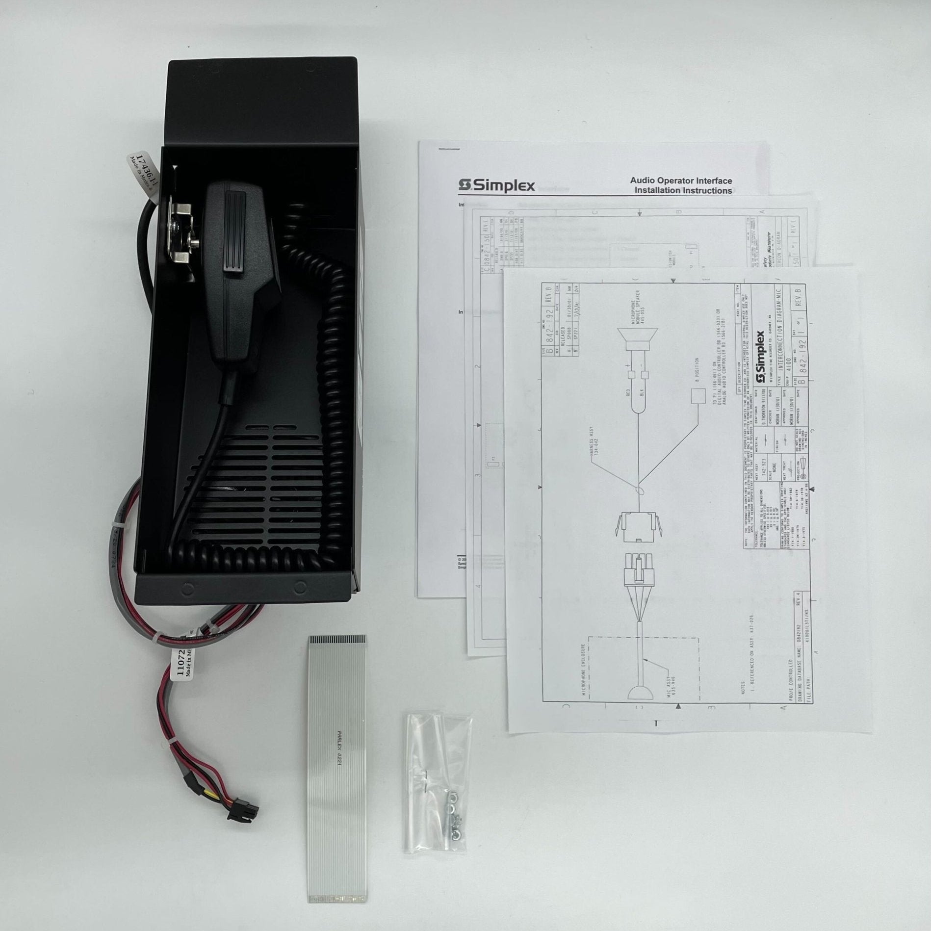 Simplex 4100-1243 Audio Interface With Mic - The Fire Alarm Supplier