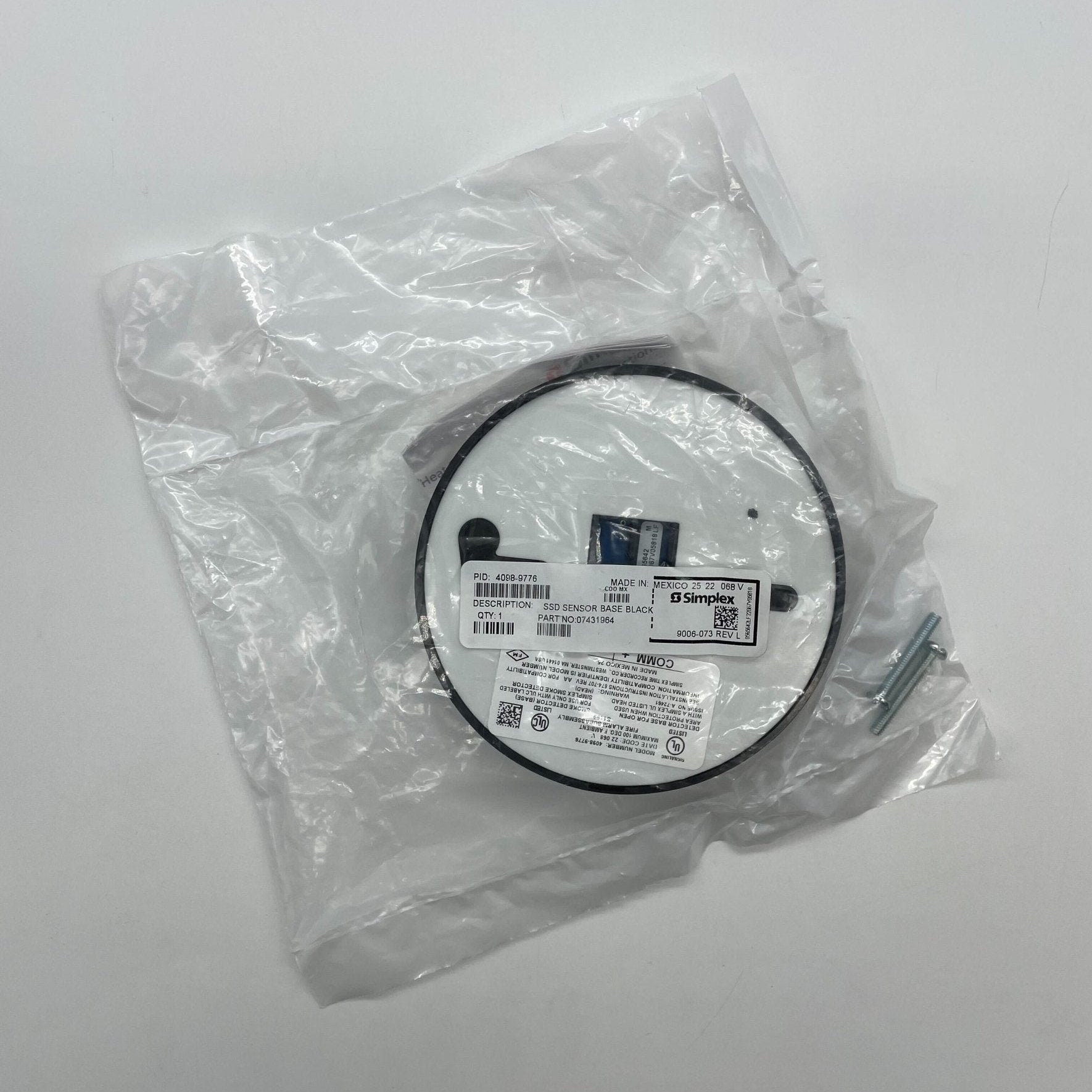Simplex 4098-9776 Ssd Black Sensor Base - The Fire Alarm Supplier