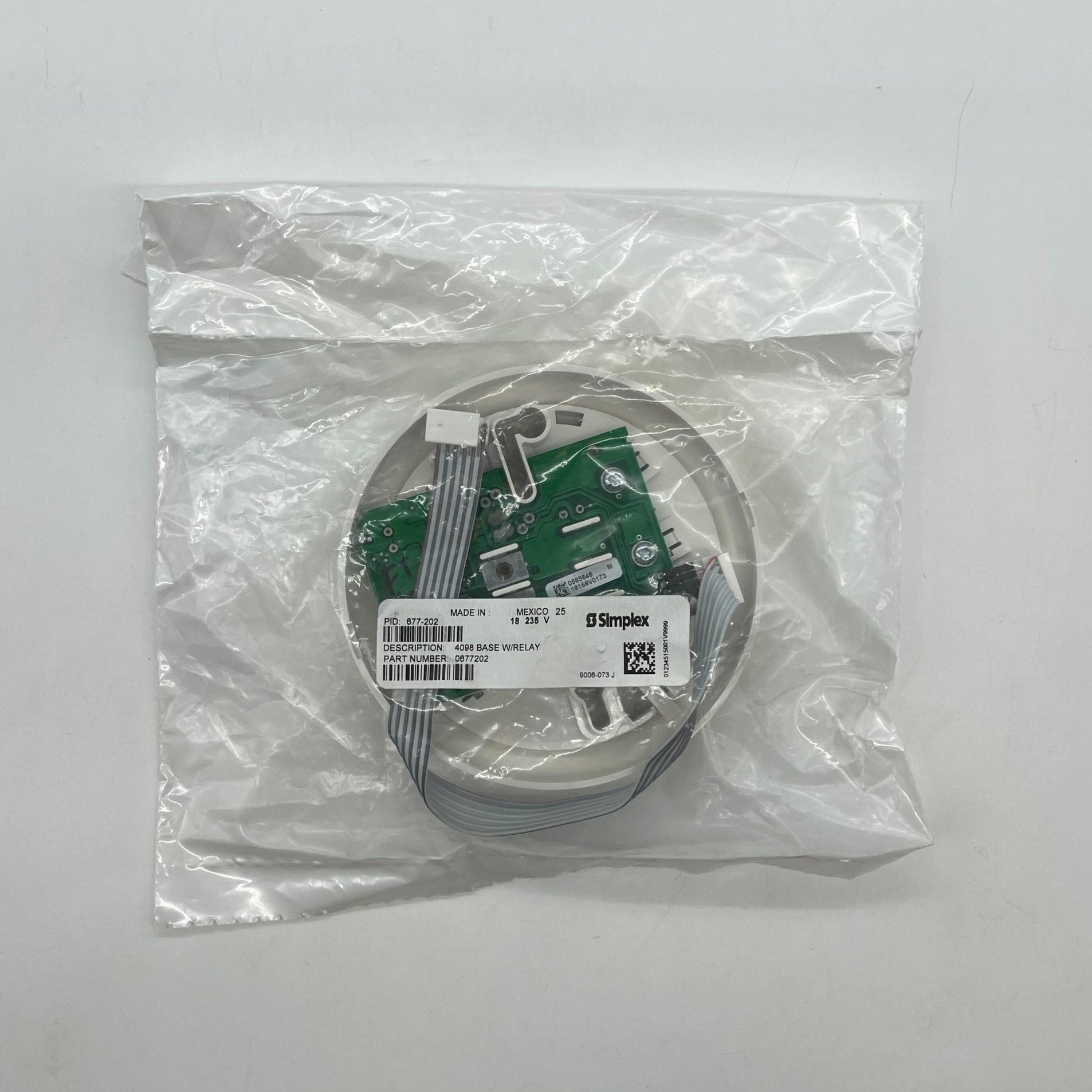 Simplex 677-202 Base With Relay - The Fire Alarm Supplier