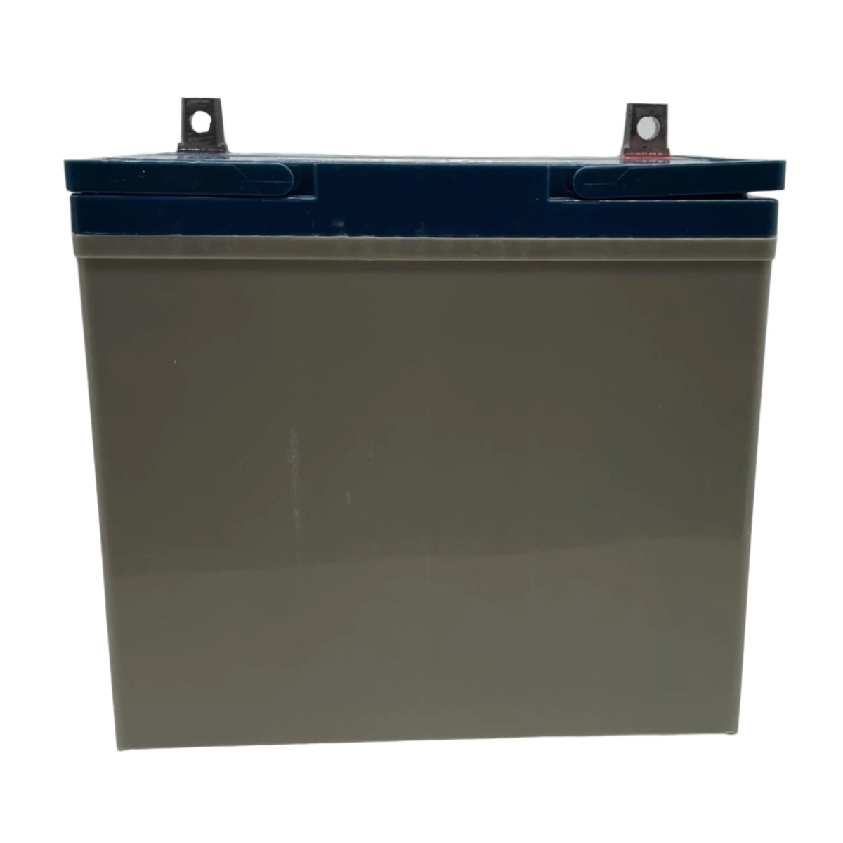 Simplex 2081-9296 PS-12550 U 12V 50Ah battery showing terminals and brand label for reliable power storage