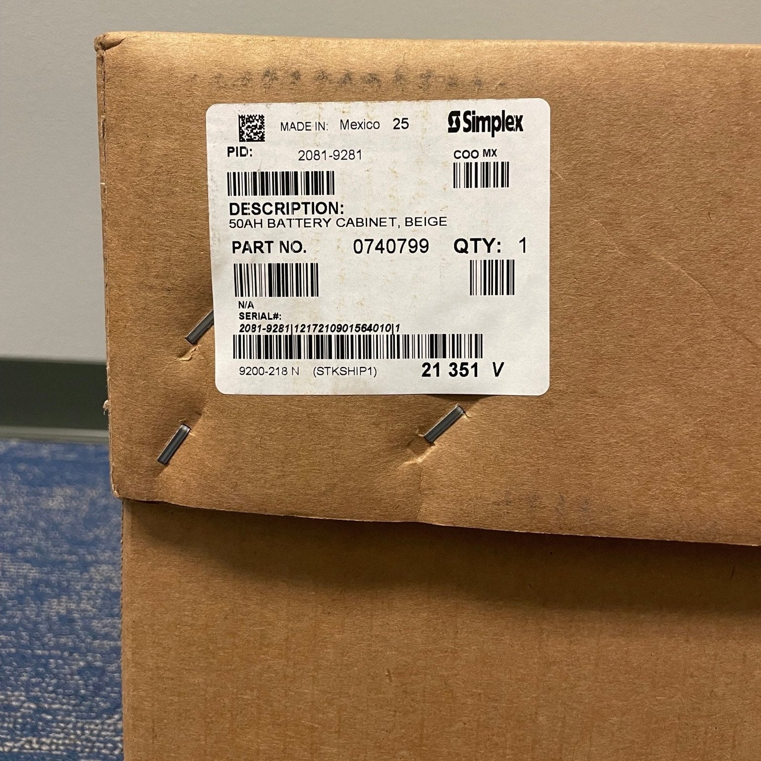 Simplex 2081-9281 - The Fire Alarm Supplier