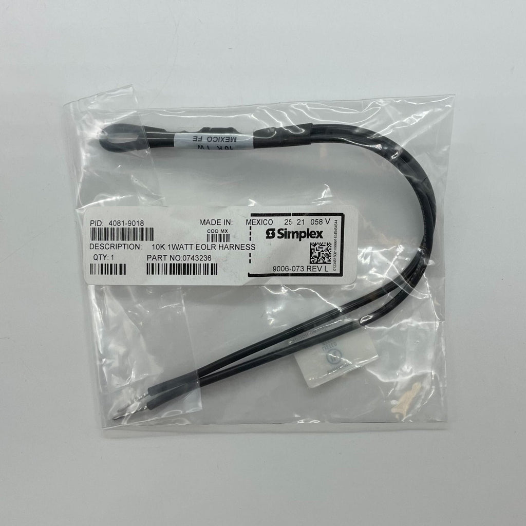 Simplex Resistors Simplex 4081-9018 End-of-line Resistor Harness - The Fire Alarm Supplier
