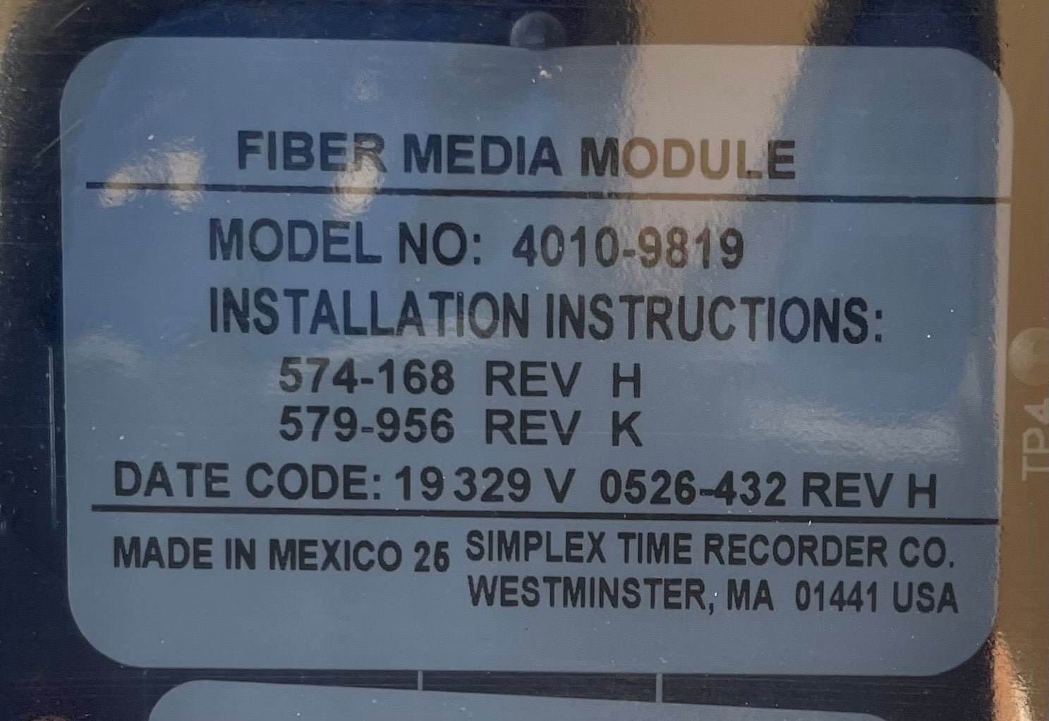 Simplex 742-101 - The Fire Alarm Supplier