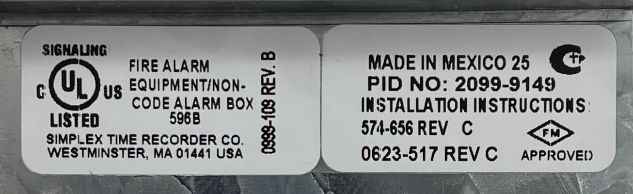 Simplex 2099-9149 - The Fire Alarm Supplier