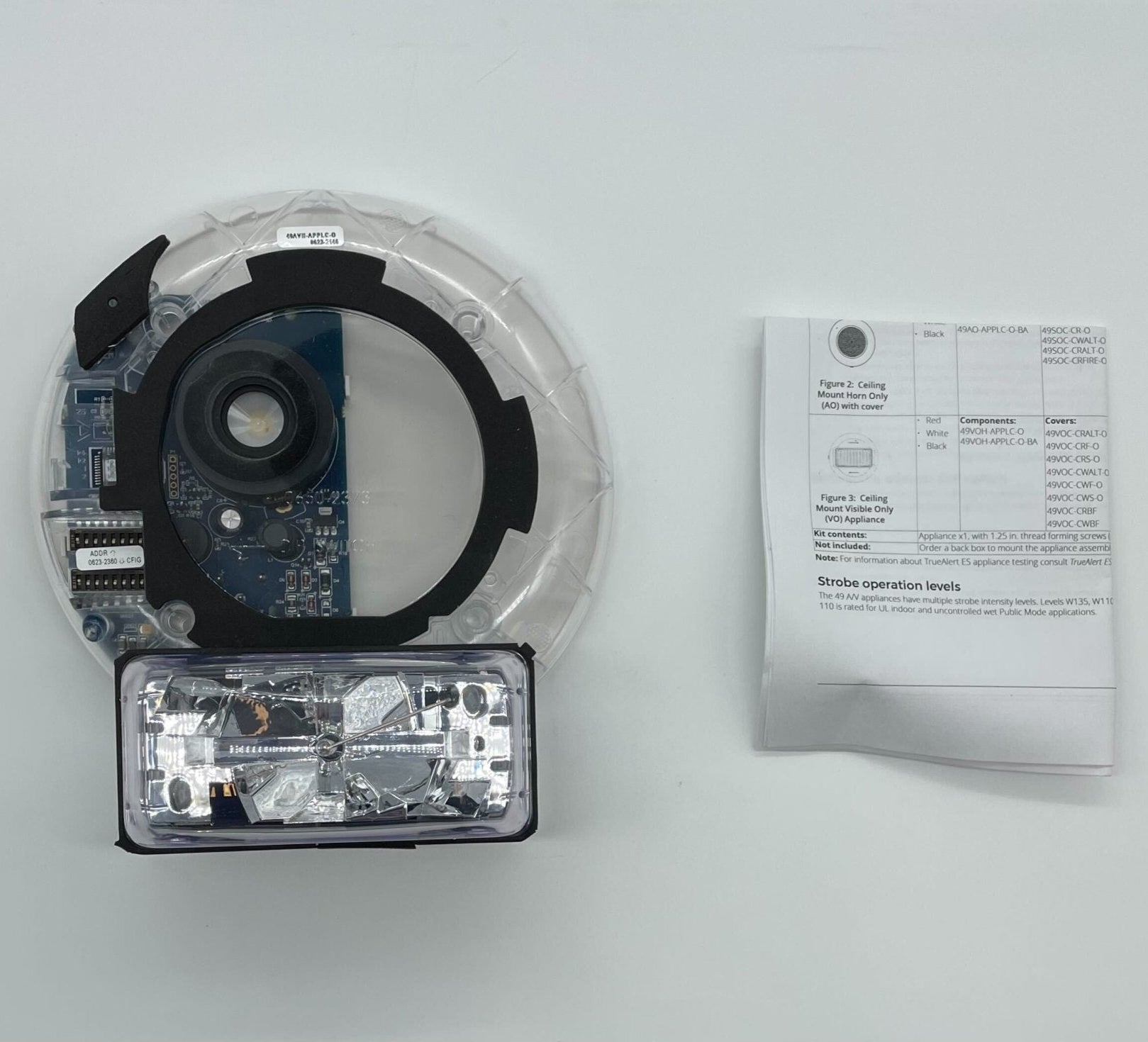 Simplex Ceiling Sensor Simplex 49AVH-APPLC-O Av HICD Ceiling - The Fire Alarm Supplier