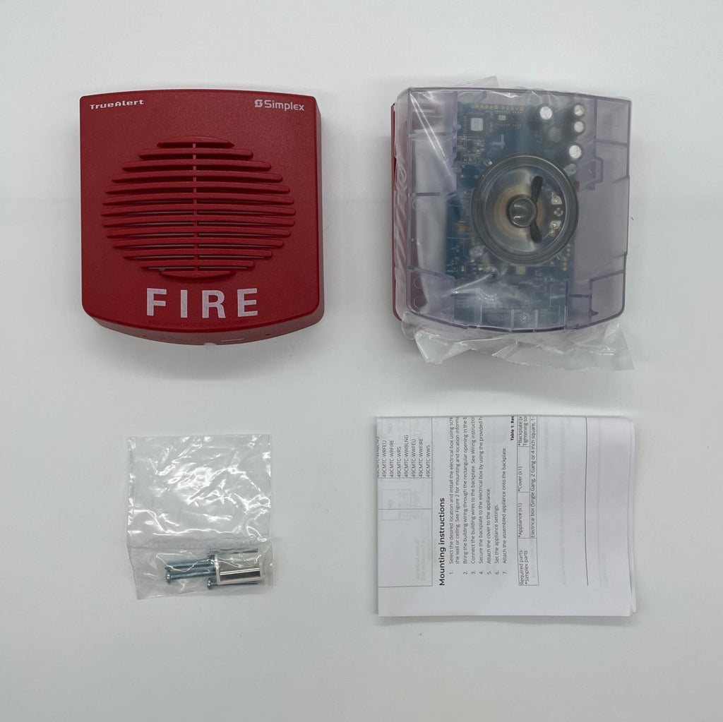 Rarest Simplex Fire Alarms Simplex 49CMT-WRF Conventional Wall Red Fire - The Fire Alarm Supplier