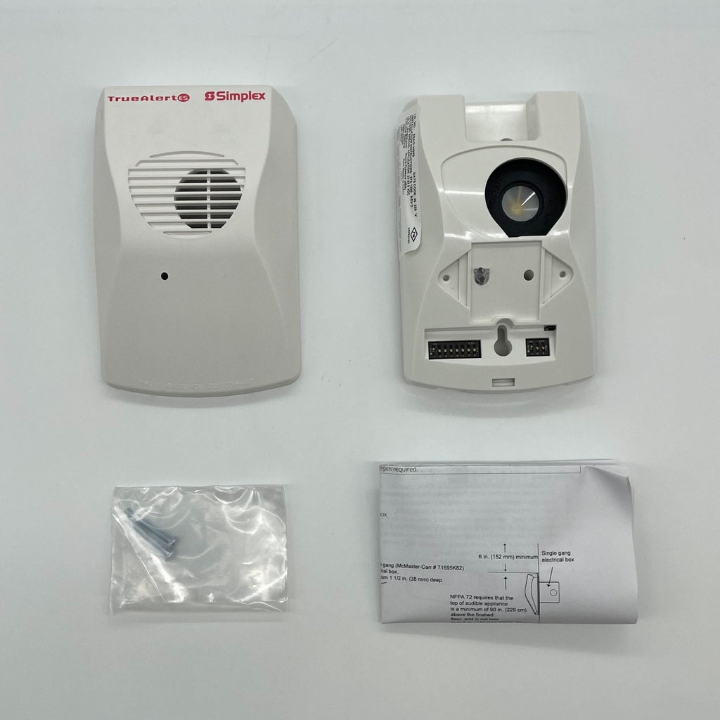 Simplex Truealert Red Simplex 59AO-WWS TrueAlert ES LED Addressable Horn Appliance - The Fire ...