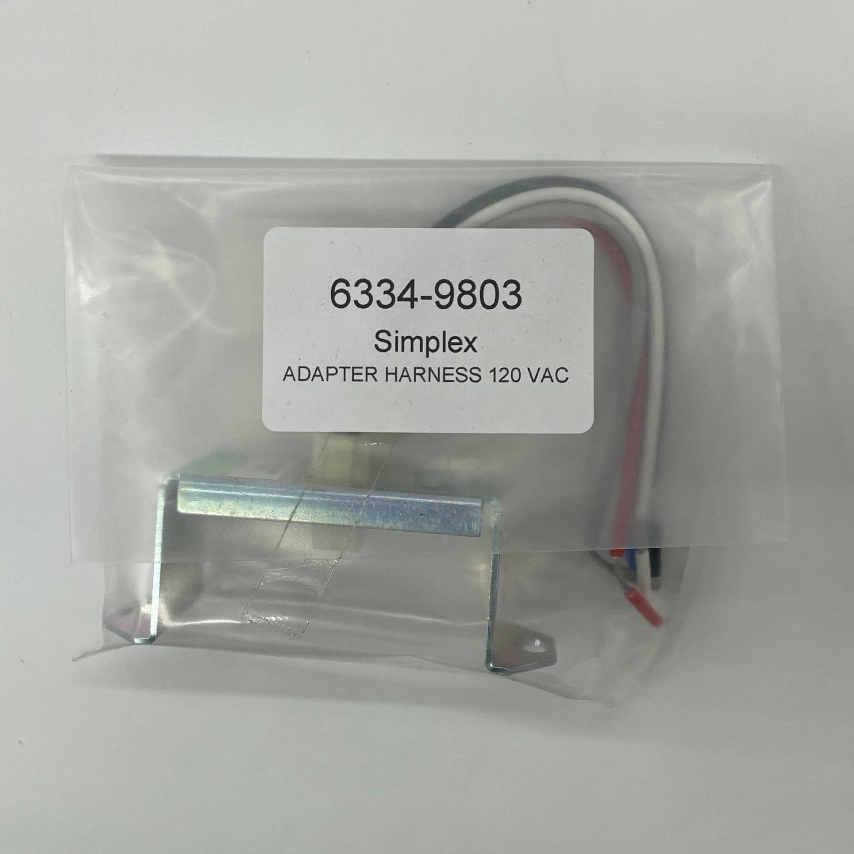 Simplex 6334-9803 Adapter Harness for fire alarms, showing the electrical connection and wiring components.