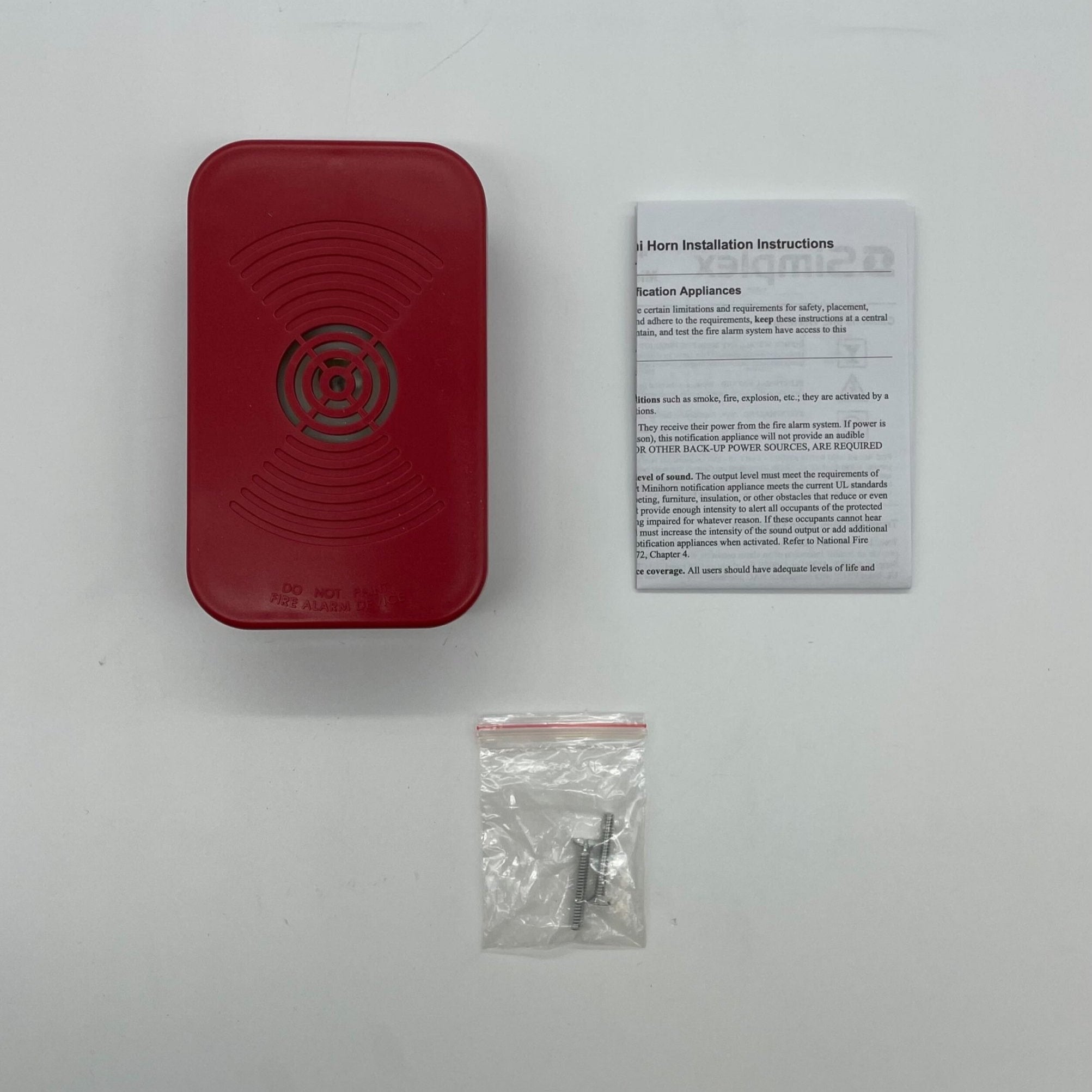 Simplex 4901-9858 Red Mini-Horn - The Fire Alarm Supplier