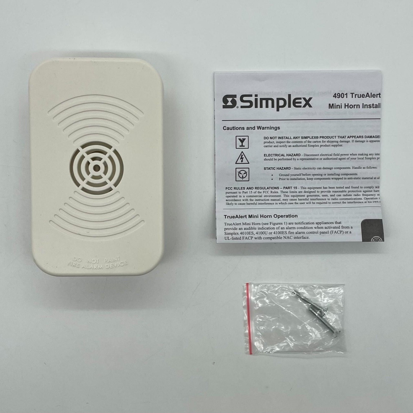 Simplex 4901-9859 Non-Addressable Mini-Horn - The Fire Alarm Supplier