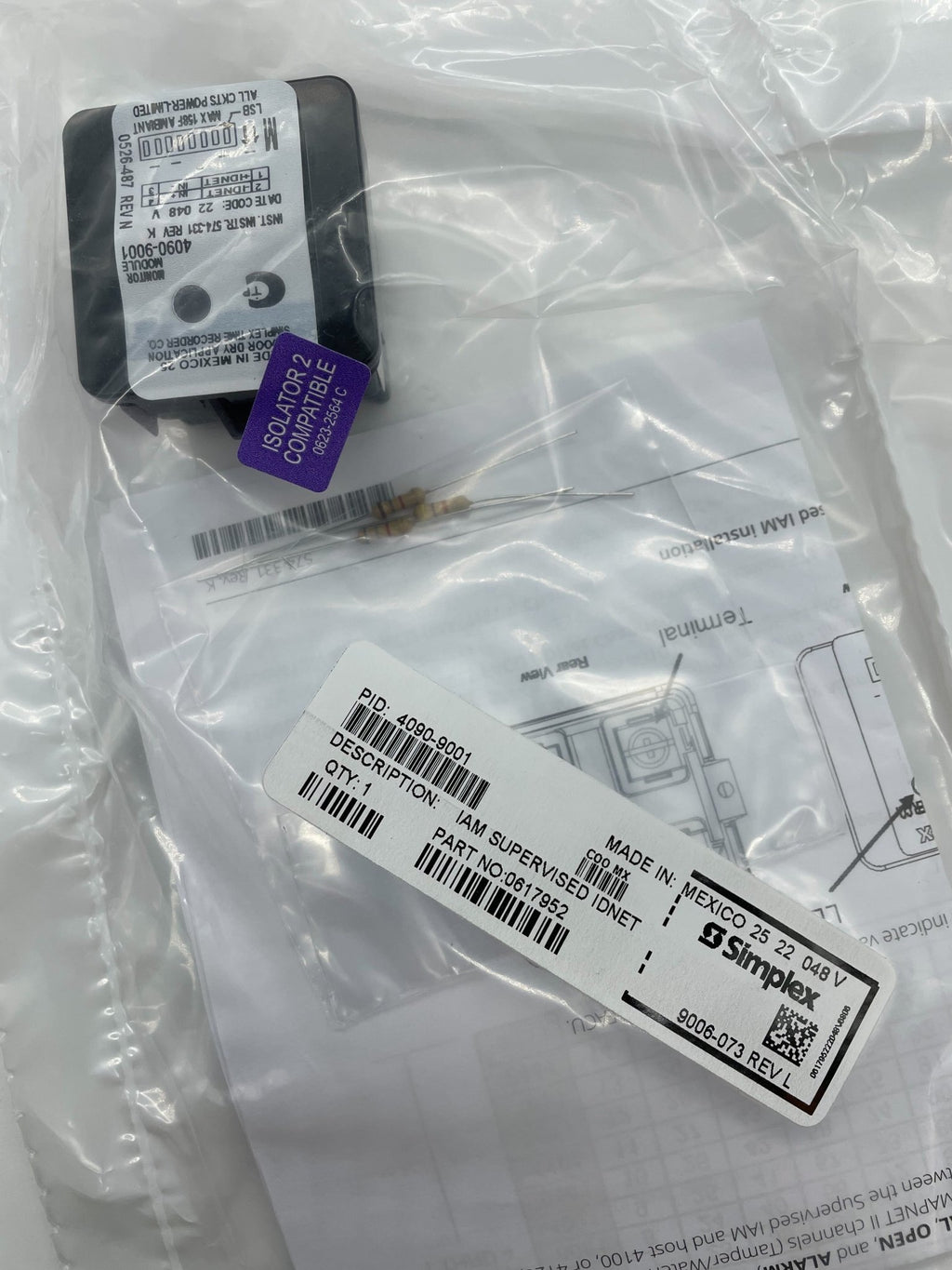 Simplex 4090-9001 Individual Addressable Module (IAM) - The Fire Alarm ...