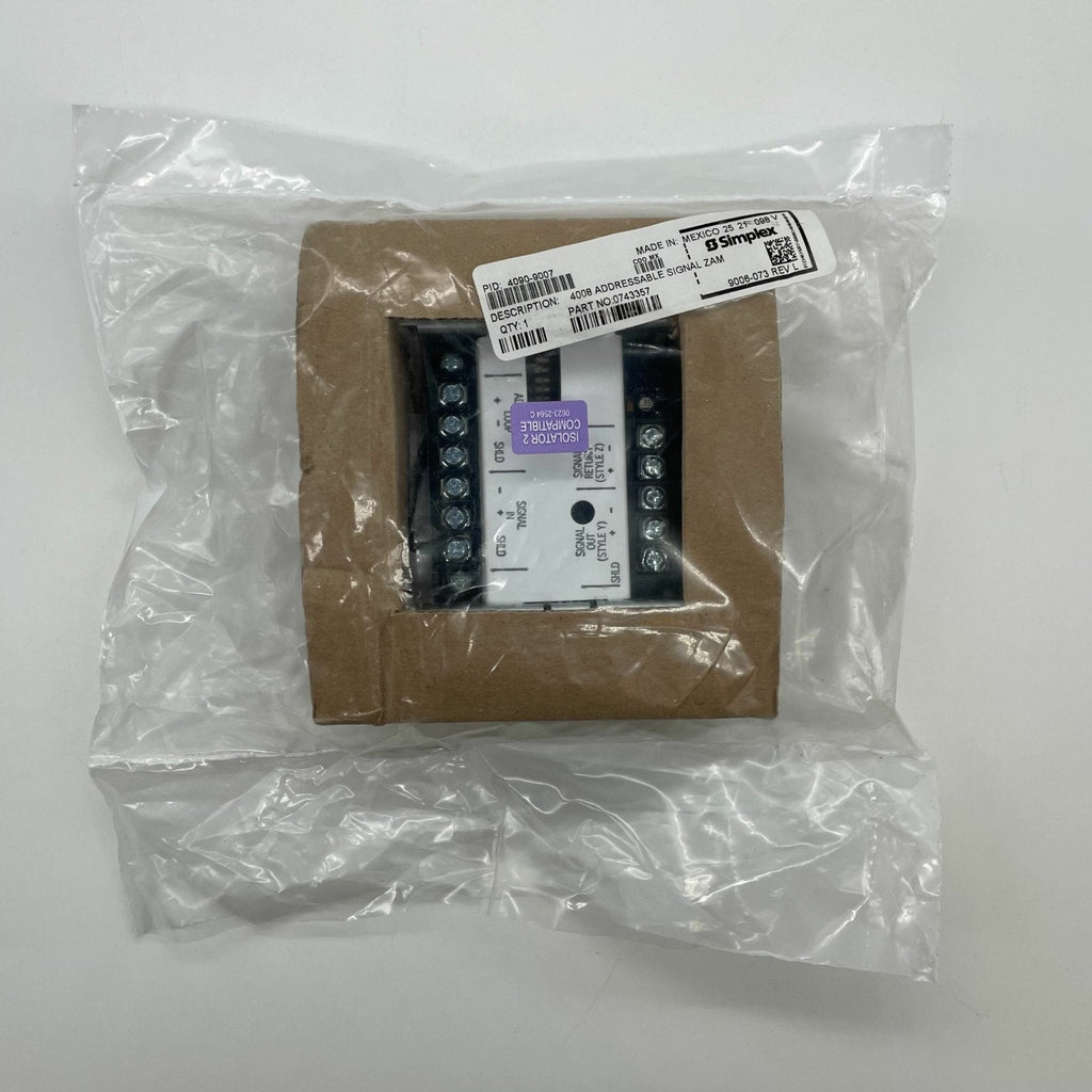 Addressable Zone Adapter Module Simplex Simplex 4090-9007 Signal Individual Addressable Module (IAM) - The Fire ...
