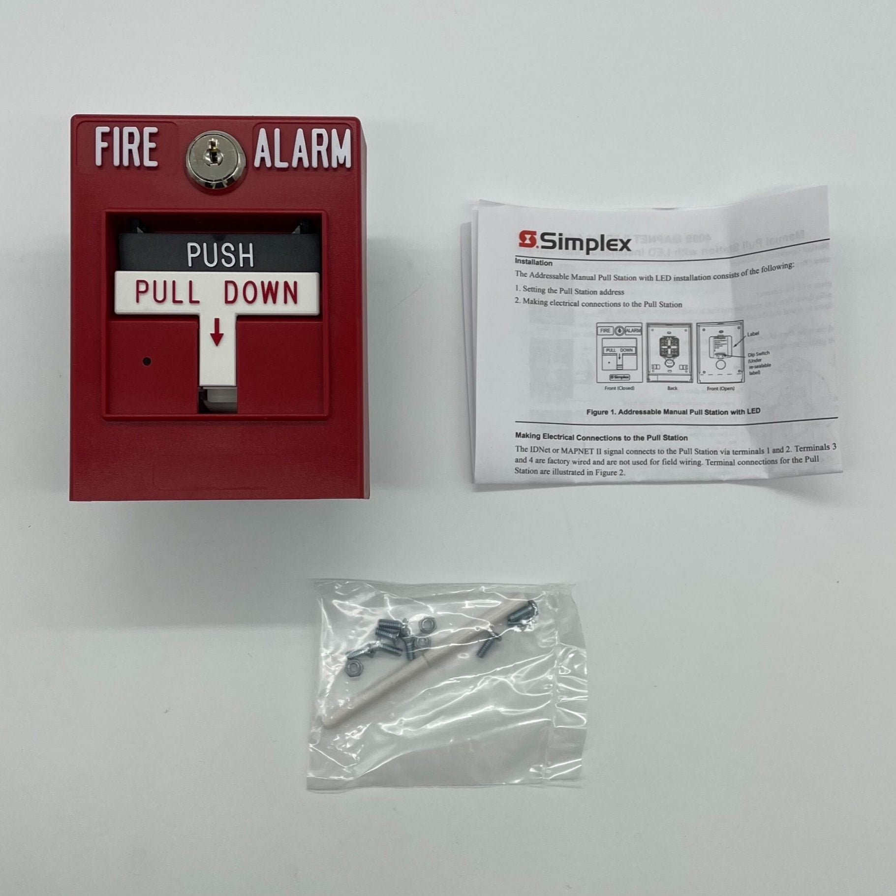 Simplex 4099-9015 Double Action Addressable Manual Pull Station