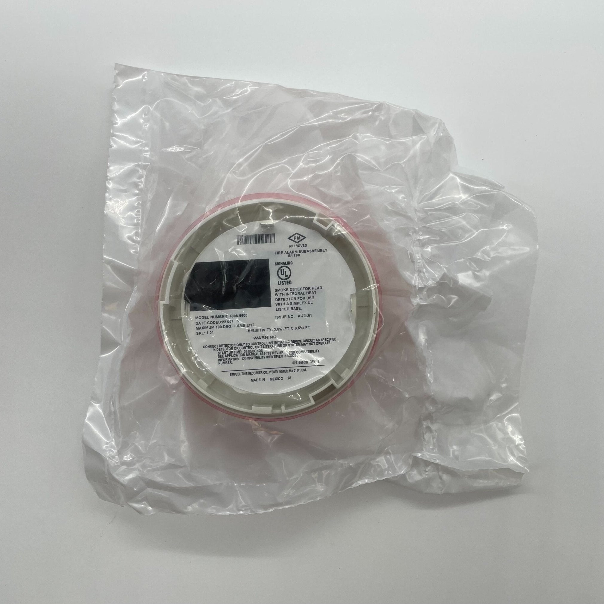 Simplex 4098-9605 TrueAlarm Photoelectric Detector - The Fire Alarm Supplier