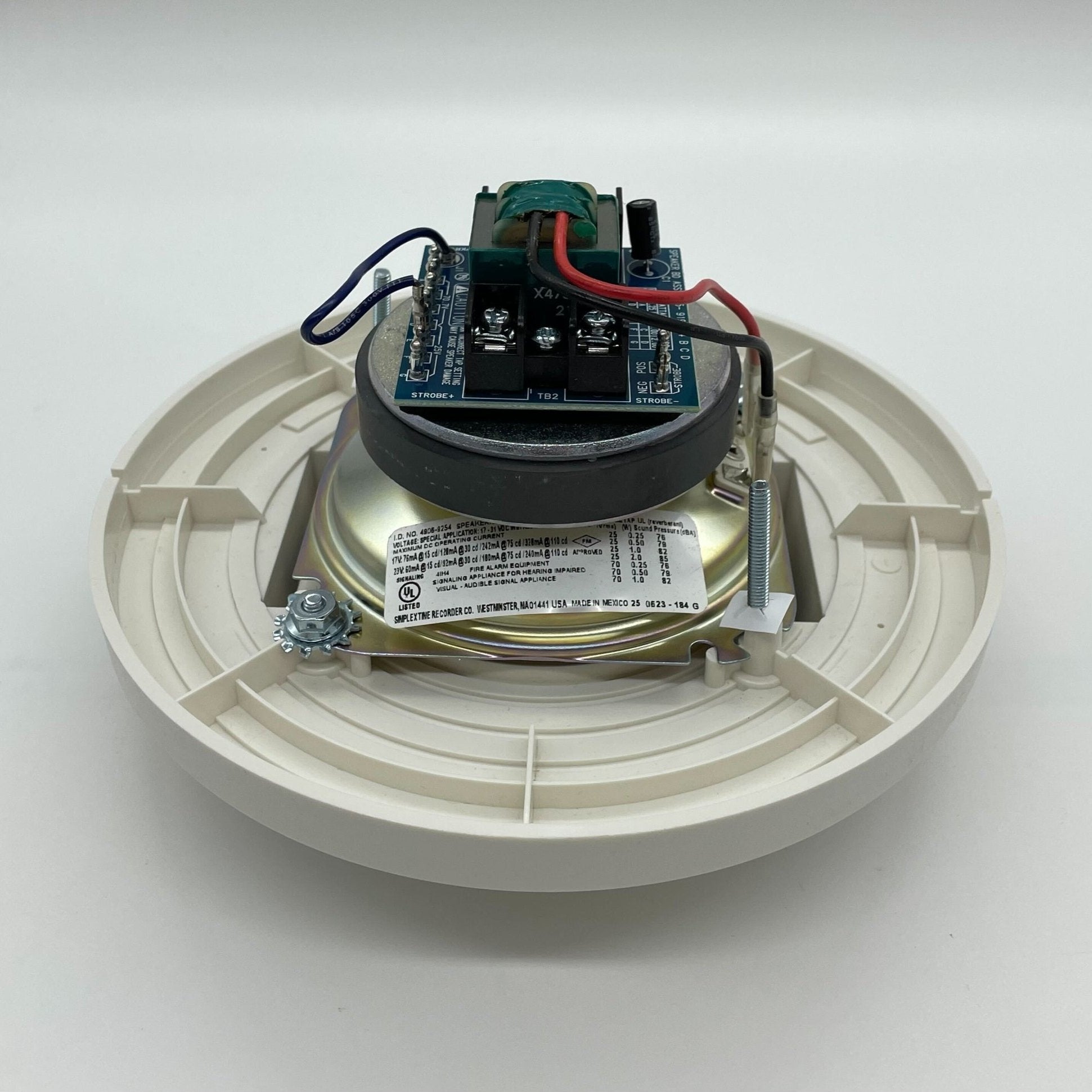 Simplex 4906-9254 Ceiling Mount White Strobe - The Fire Alarm Supplier