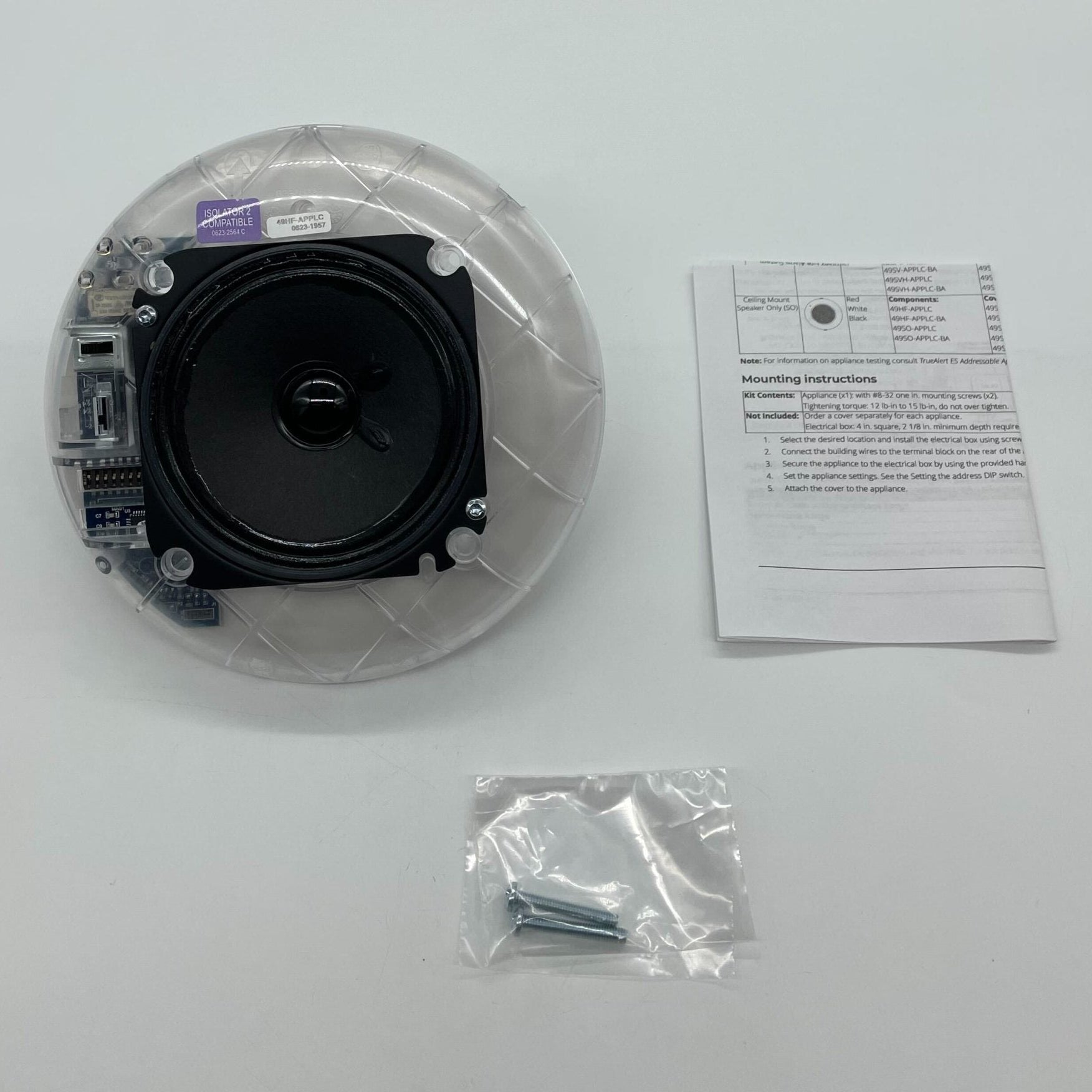 Simplex 49HF-APPLC TrueAlert ES High-Fidelity Addressable Speaker