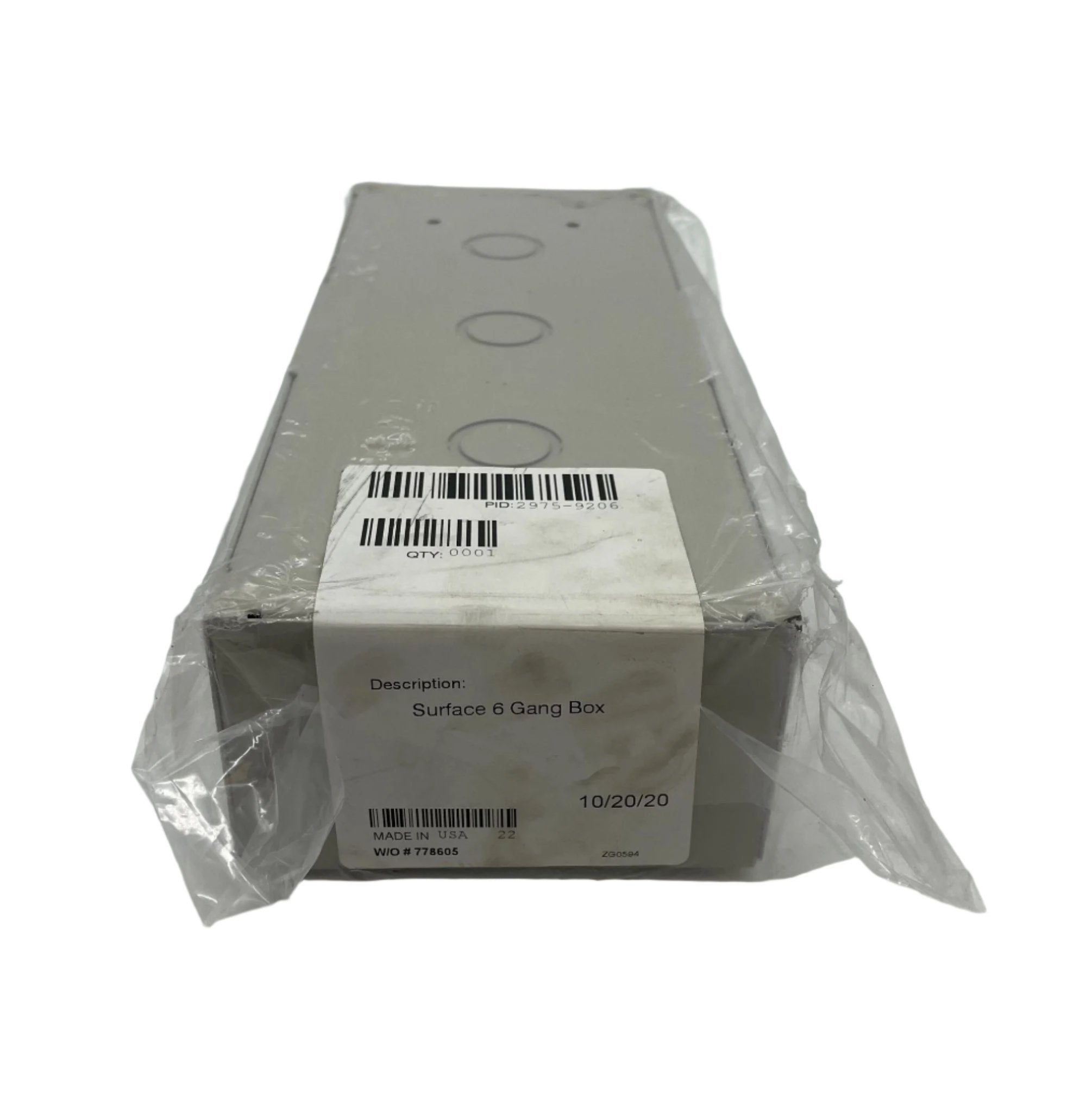 Simplex 2975-9206 6 Gang Surface Box - The Fire Alarm Supplier