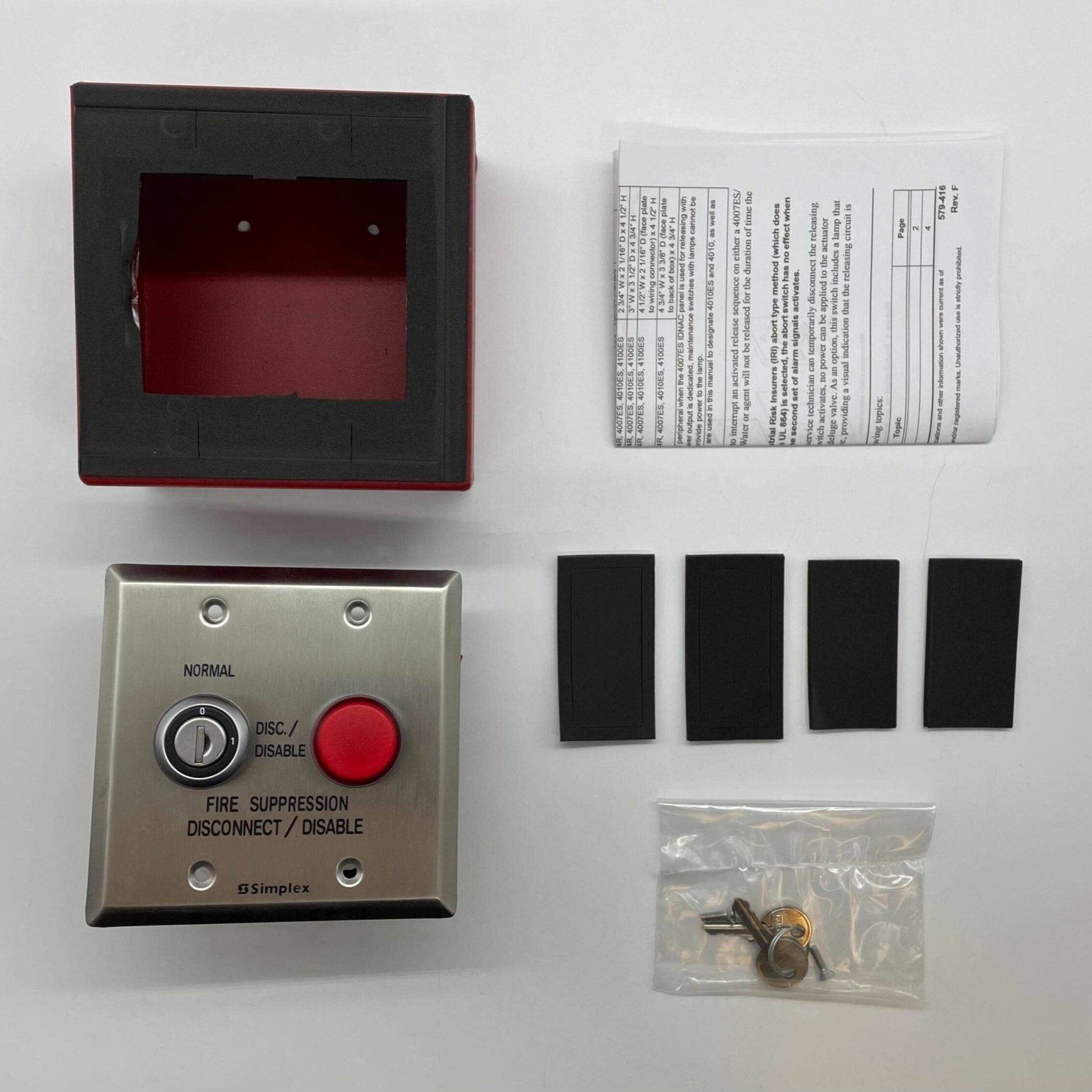 Simplex 2080-9060 Maint Switch