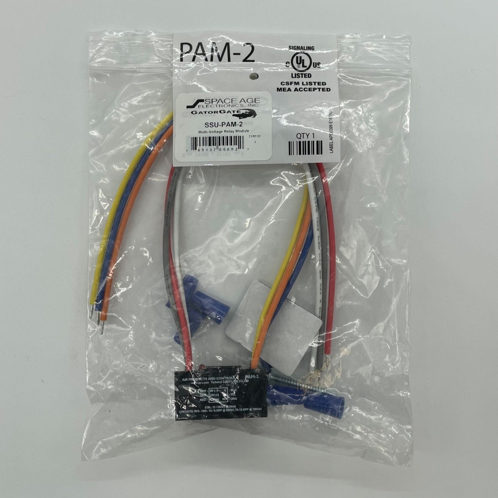 Space Age SSU-PAM-2 Ssu-Pam-2 Multi-Voltage Relay Module - The Fire Alarm Supplier