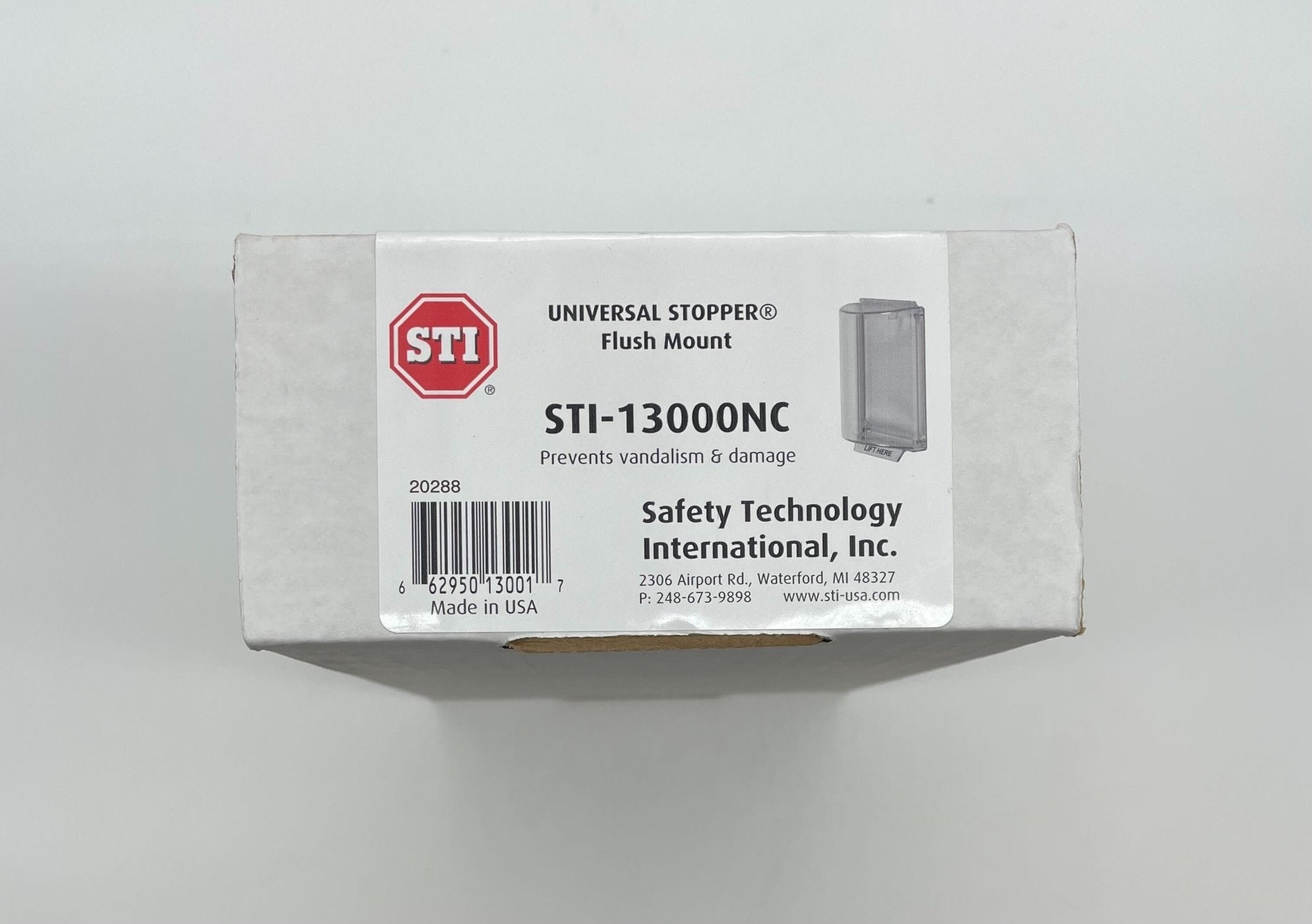 STI-13000NC Stopper Flush Mount - The Fire Alarm Supplier