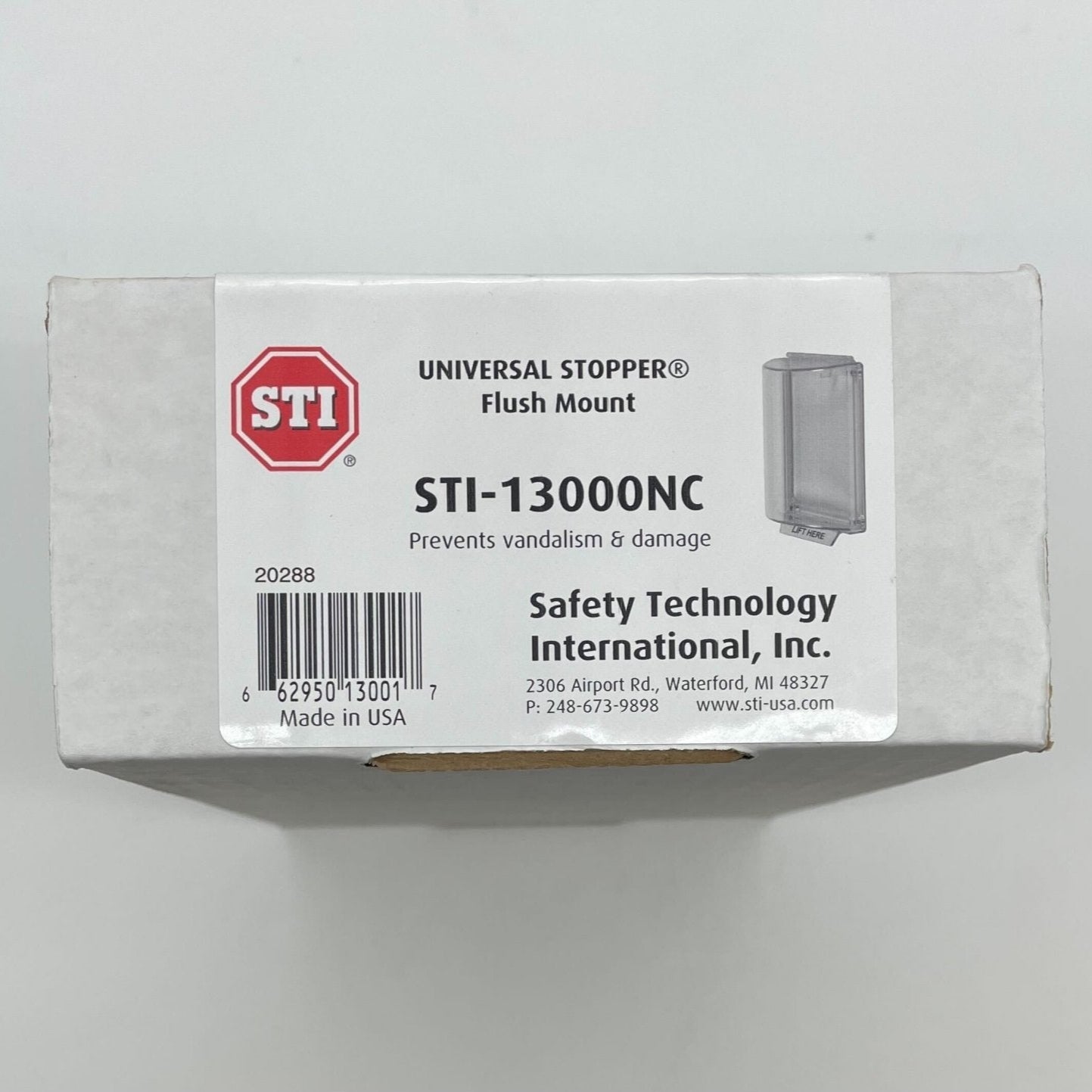 STI-13000NC Stopper Flush Mount - The Fire Alarm Supplier