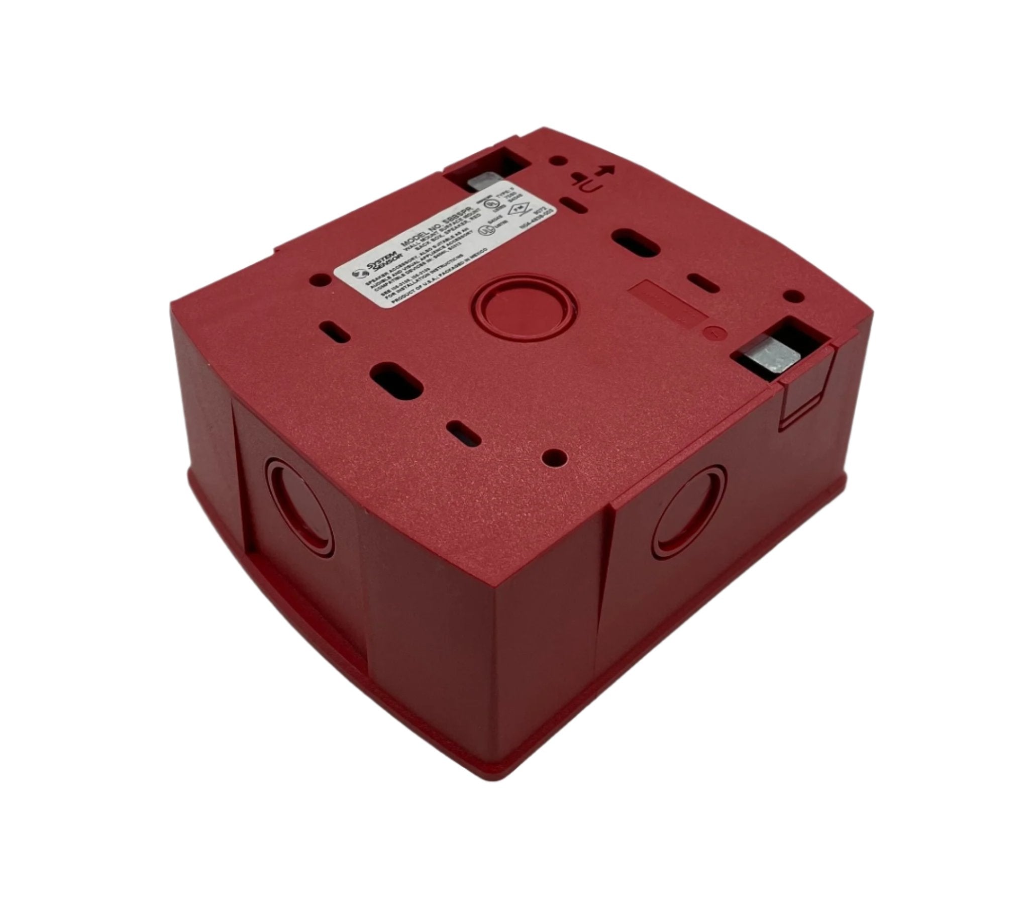 System Sensor SBBSPR Red Wall Mount Back Box - The Fire Alarm Supplier