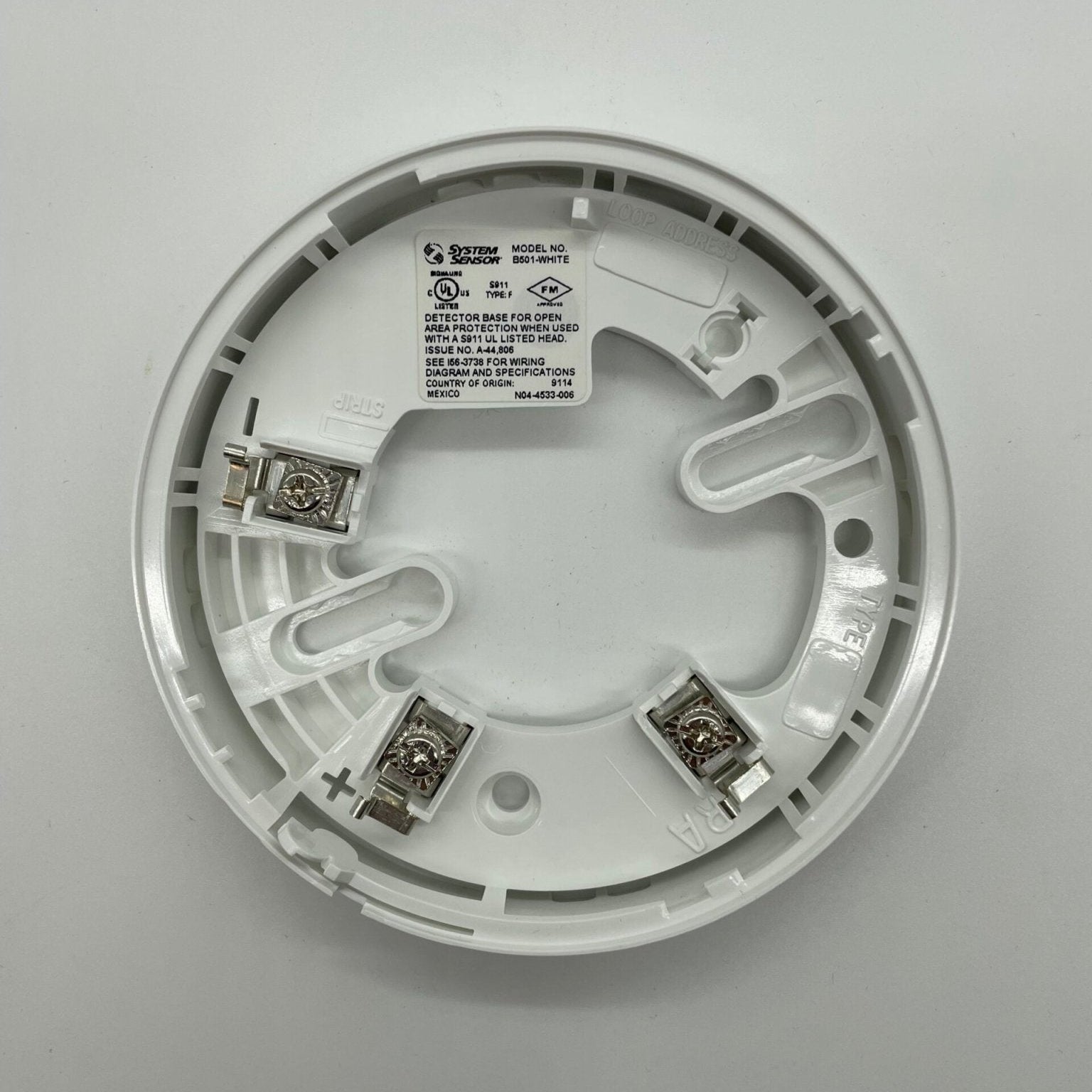 System Sensor B501-WHITE-BP - The Fire Alarm Supplier