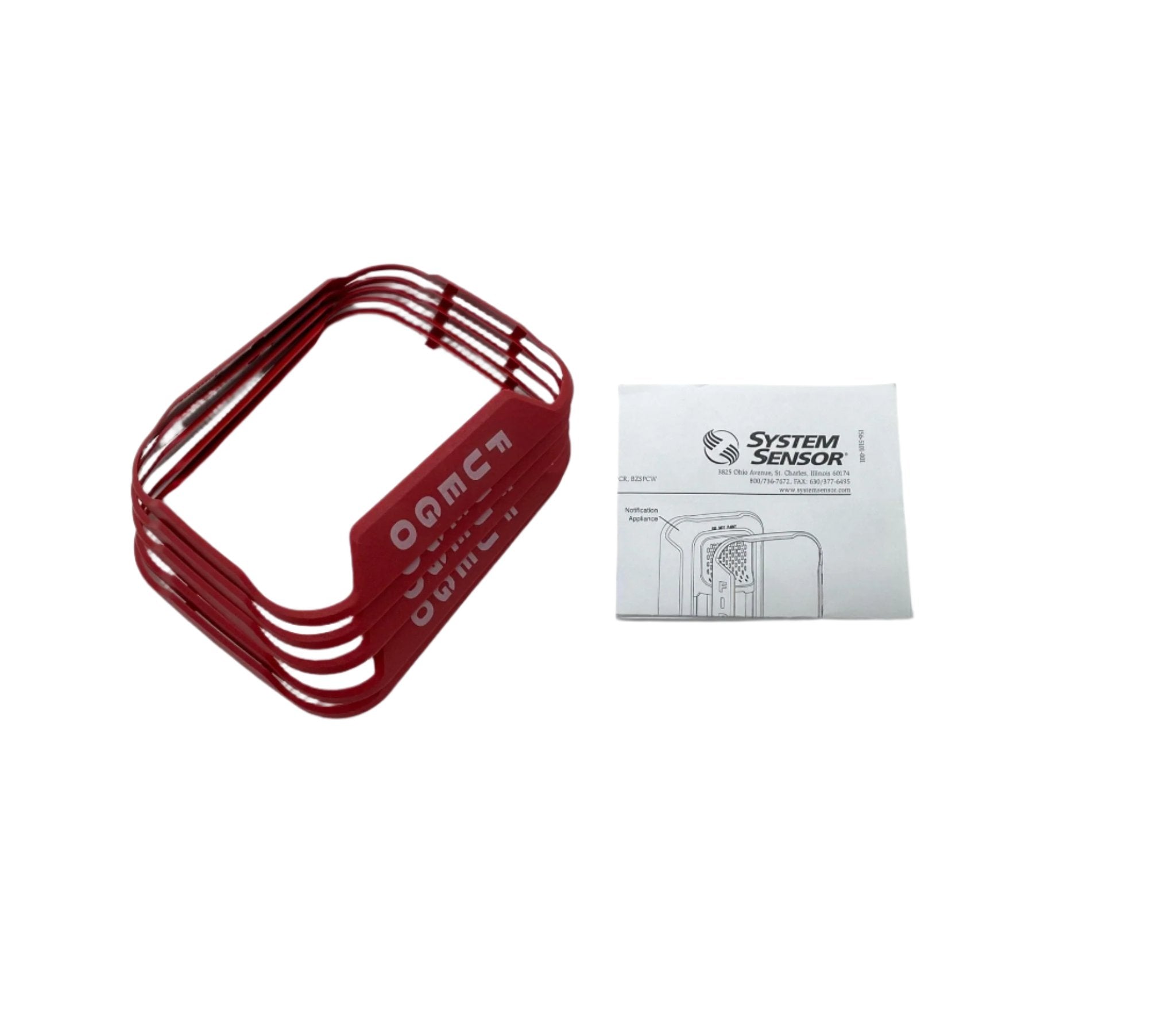 System Sensor BZR-SP Wall Red Bezel Kit Fuego - The Fire Alarm Supplier