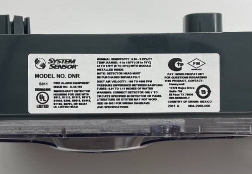 System Sensor DNR Duct Detector - The Fire Alarm Supplier
