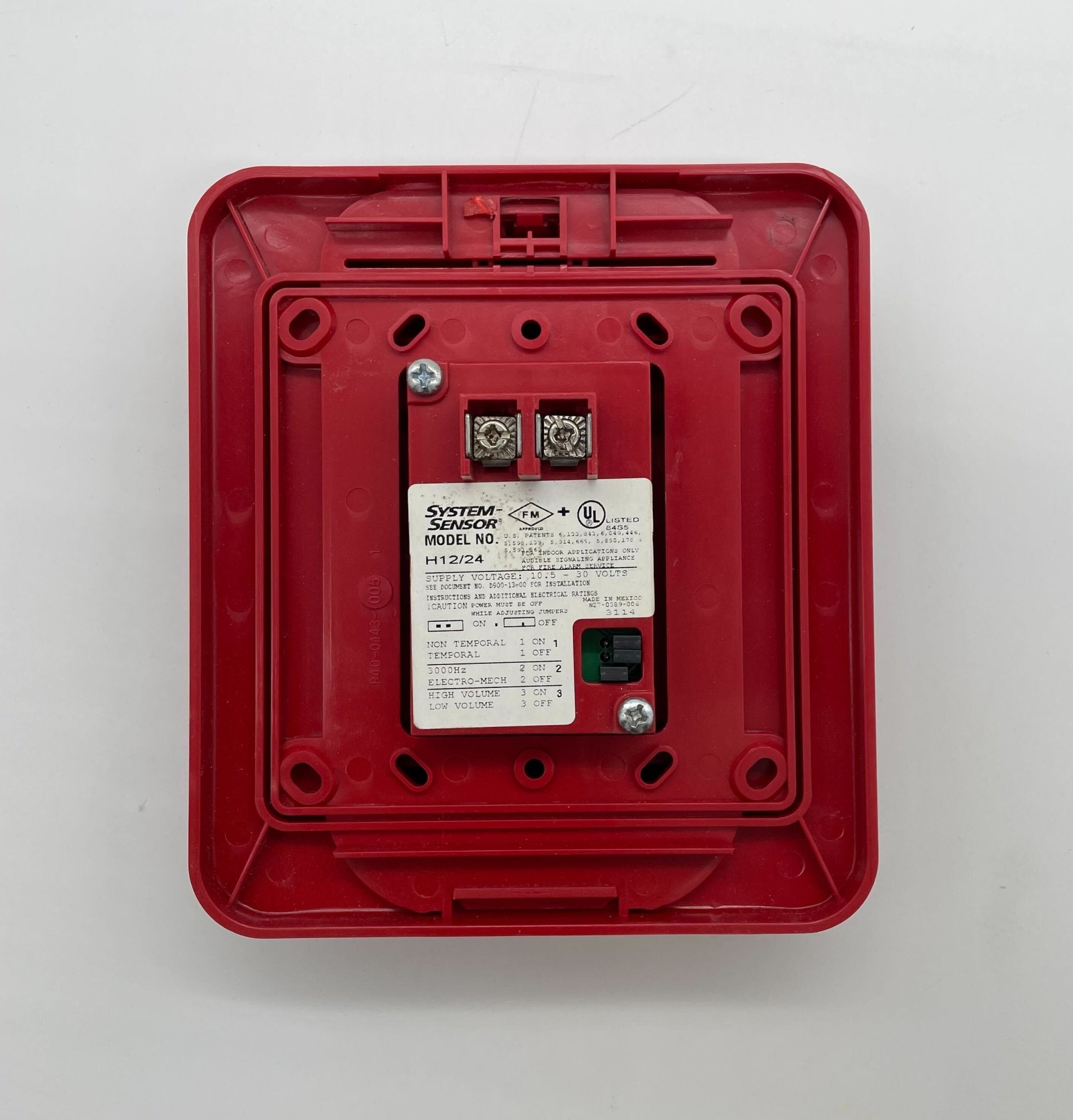 System Sensor H12/24 - The Fire Alarm Supplier