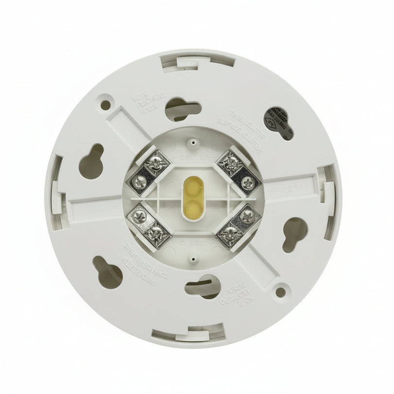 System Sensor 5622 dual-circuit mechanical heat detector showing a white rectangular device with wiring terminals for fire safety.