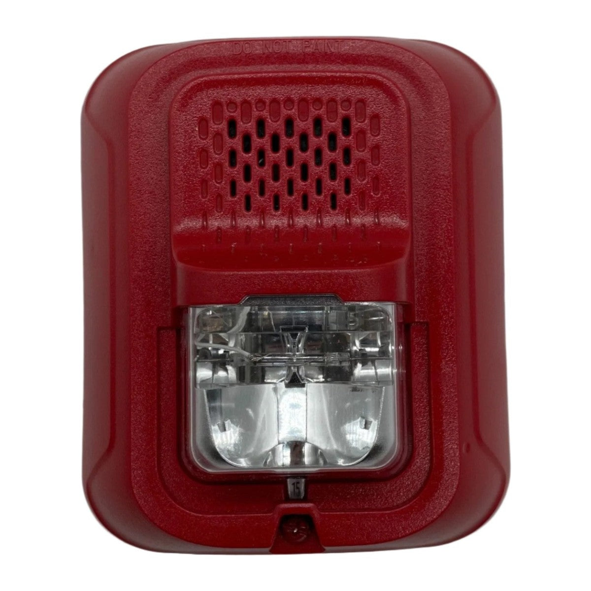 System Sensor P2RL-P L-SERIES Horn Strobe 2-Wire Red Wall, Plain