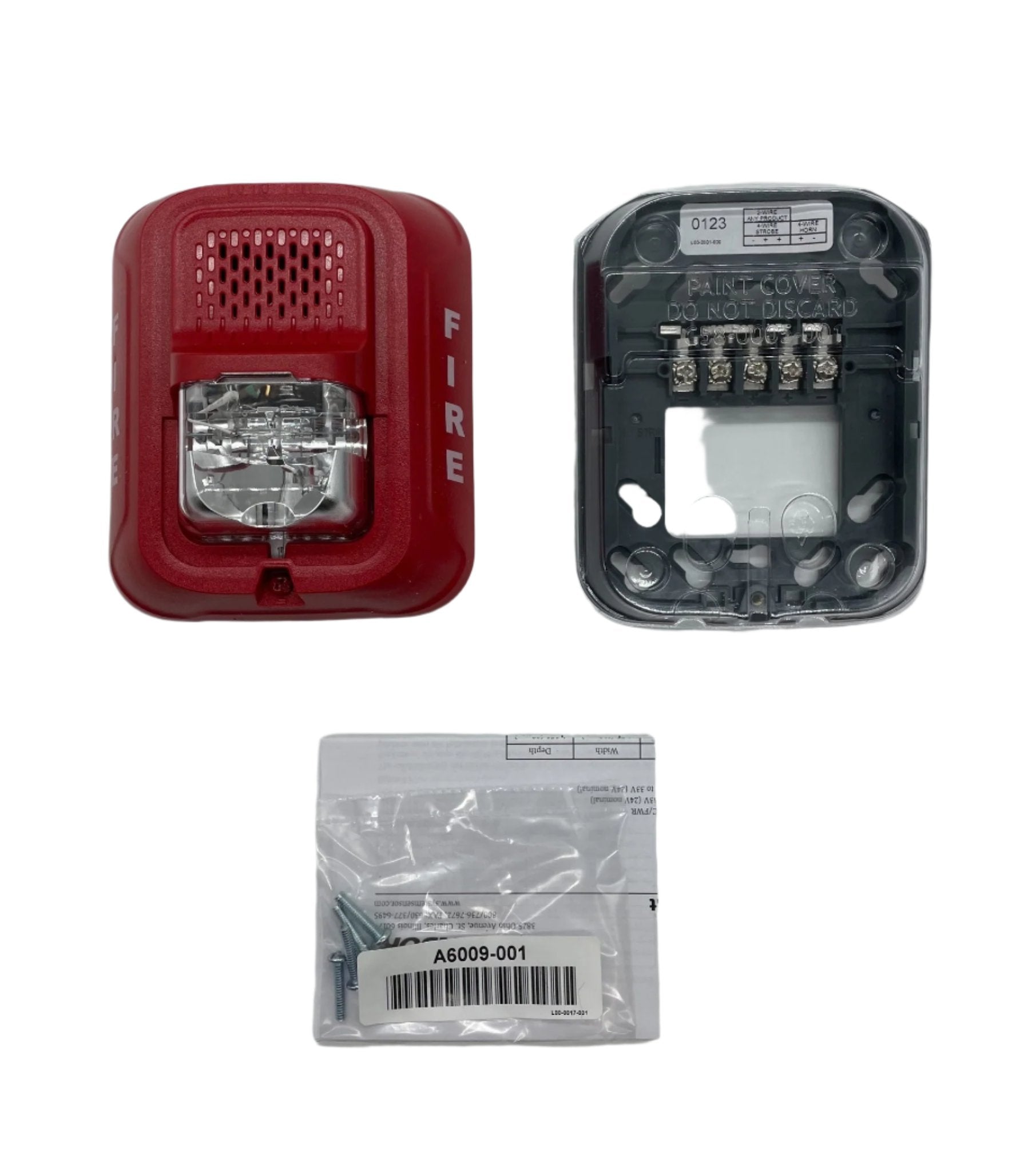 System Sensor P4RL Wire Horn Strobe Sensor - The Fire Alarm Supplier