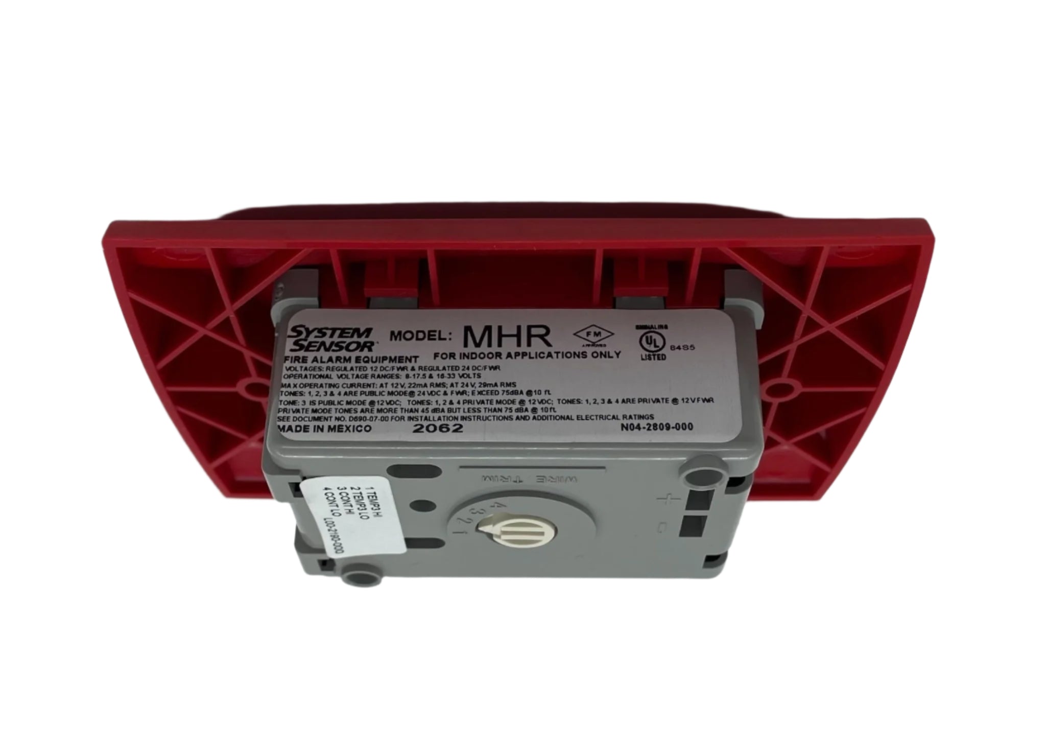 System Sensor MHR - The Fire Alarm Supplier