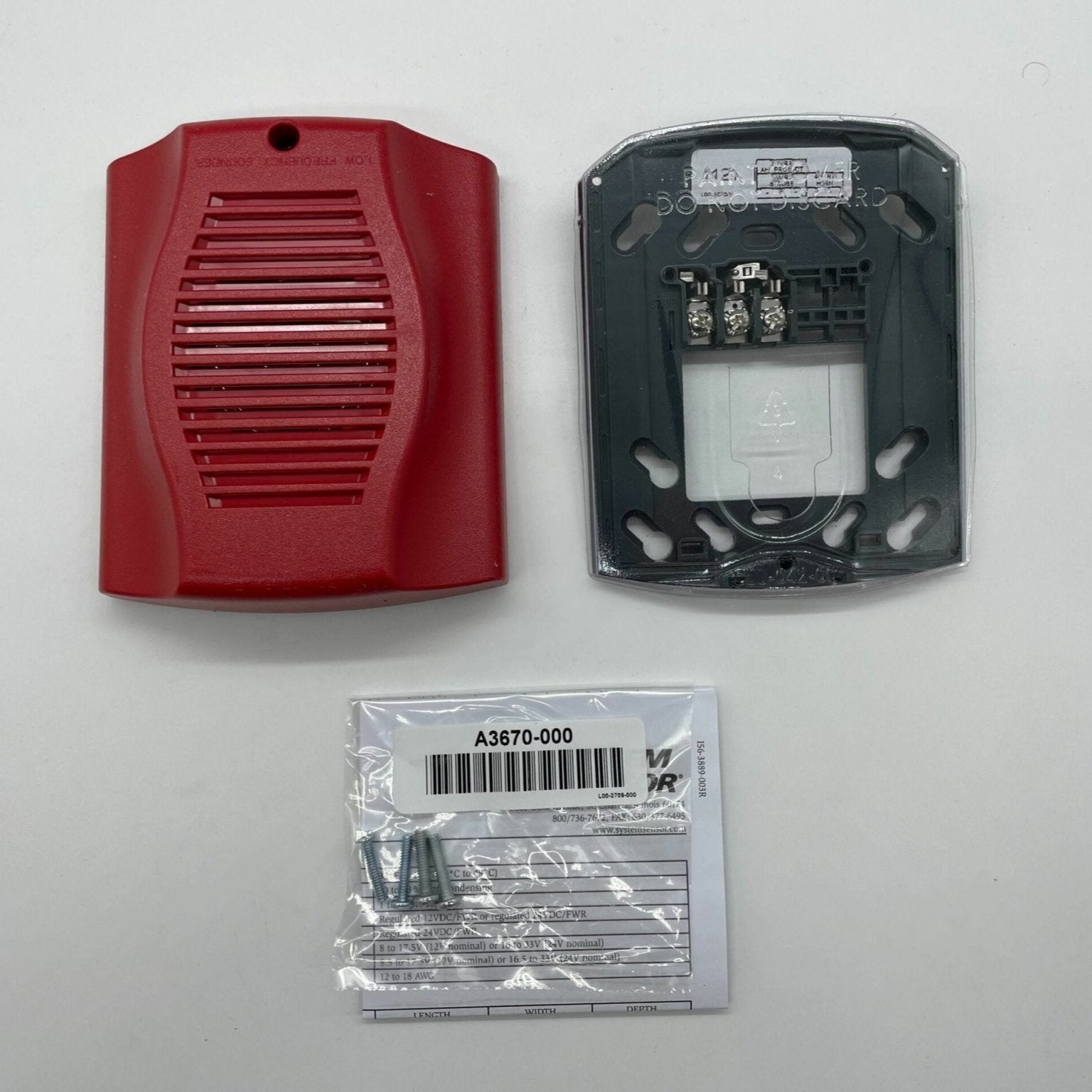 System Sensor HR-LF - The Fire Alarm Supplier