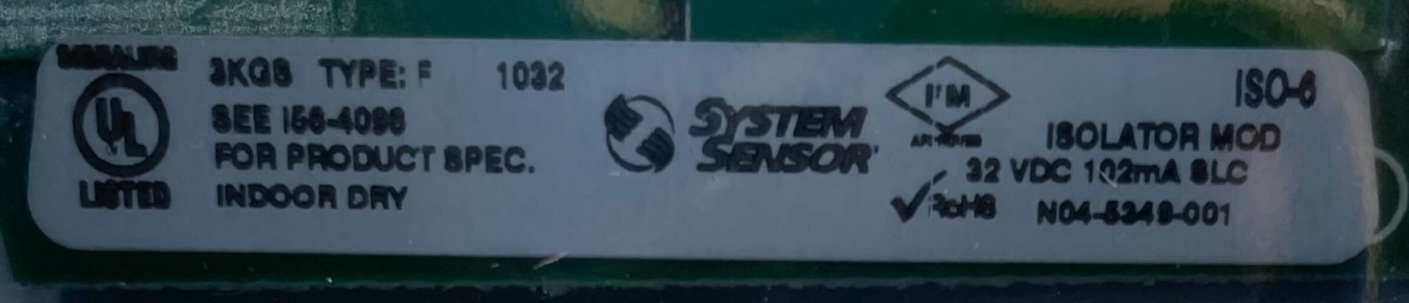 System Sensor ISO-6 Isolator Module - The Fire Alarm Supplier