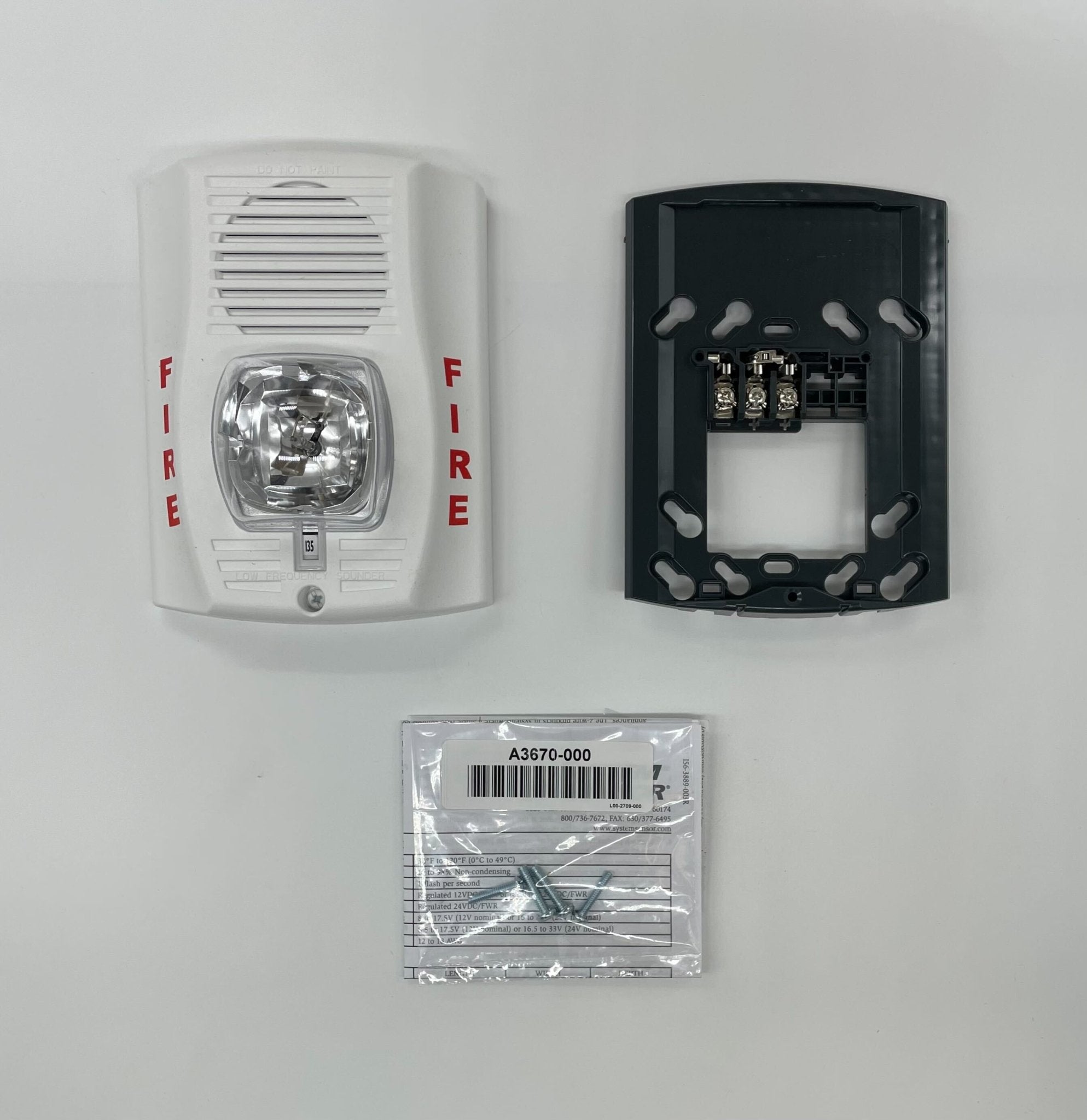 System Sensor P2WH-LF - The Fire Alarm Supplier