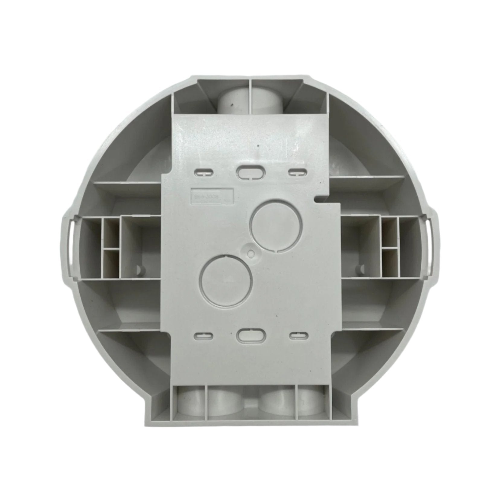 System Sensor SCWHK white outdoor strobe light, weather-resistant alarm strobe with bright flashing signal for outdoor safety.