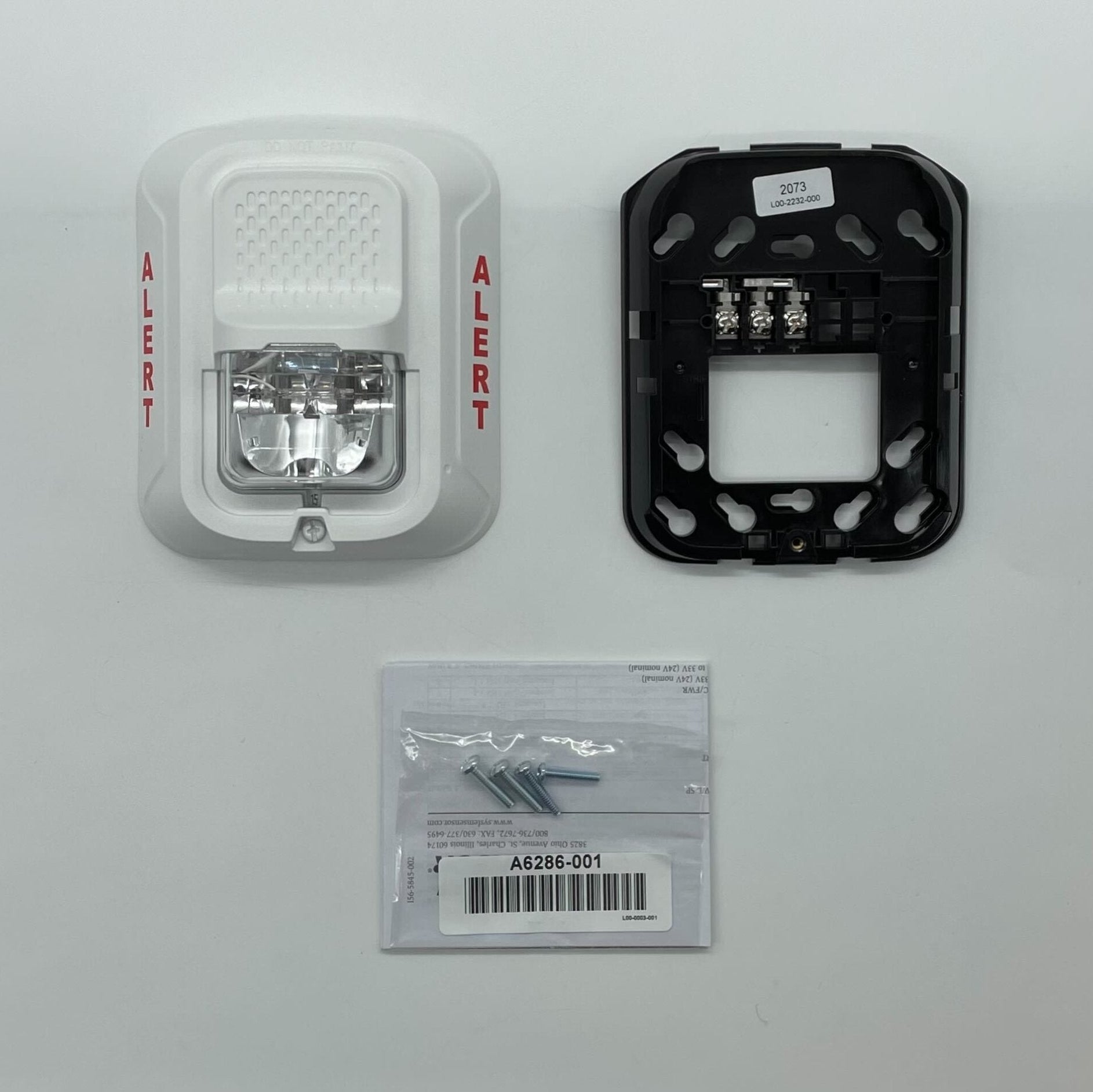 System Sensor SWL-CLR-ALERT White Speaker Strobe - The Fire Alarm Supplier