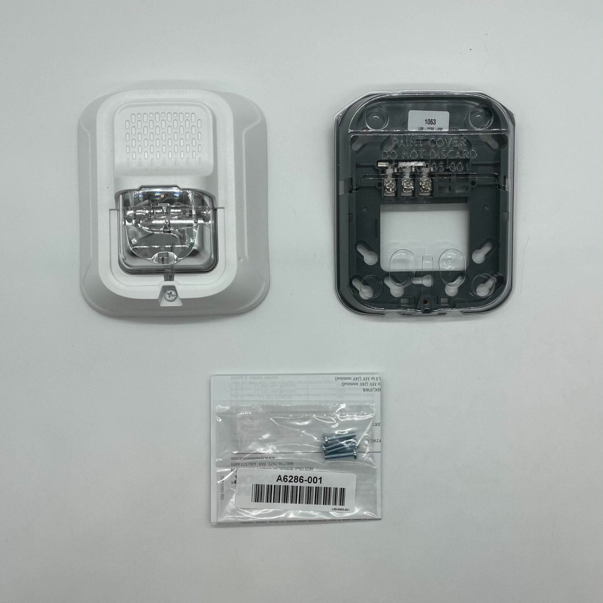 System Sensor Swl System Sensor SWL-P Strobe White Wall Plain - The Fire Alarm Supplier