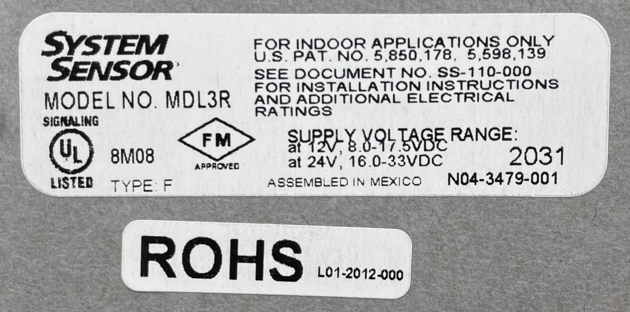 System Sensor MDL3R Sync Circuit Module - The Fire Alarm Supplier