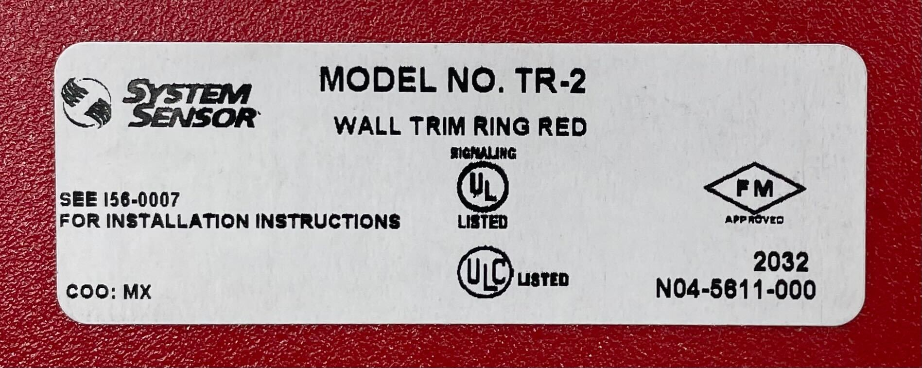 System Sensor TR-2 - The Fire Alarm Supplier