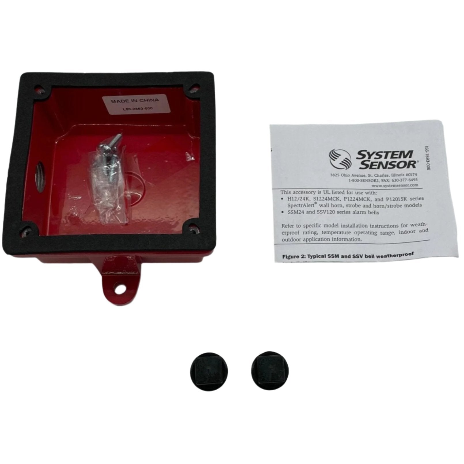 System Sensor WBB Weatherproof Back-Box - The Fire Alarm Supplier