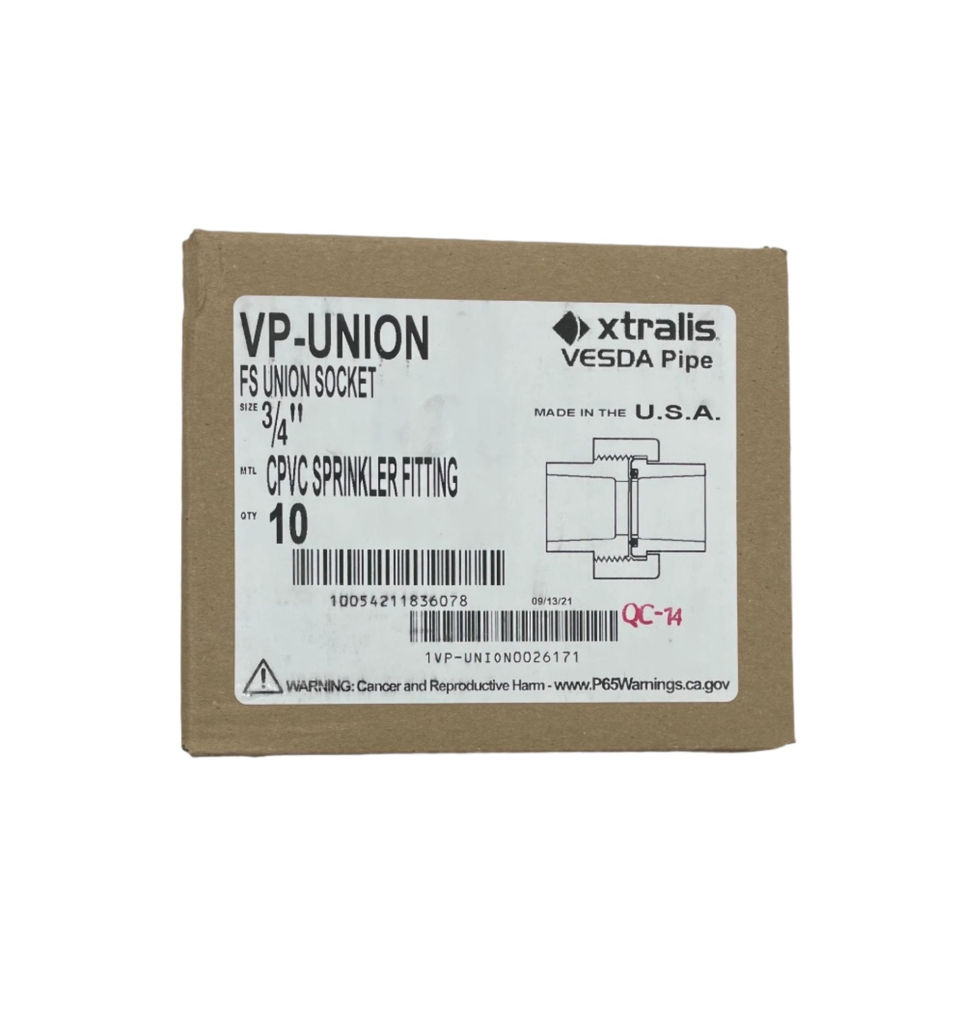 VESDA VP-UNION Socket Union - Pack with 10 Units - The Fire Alarm