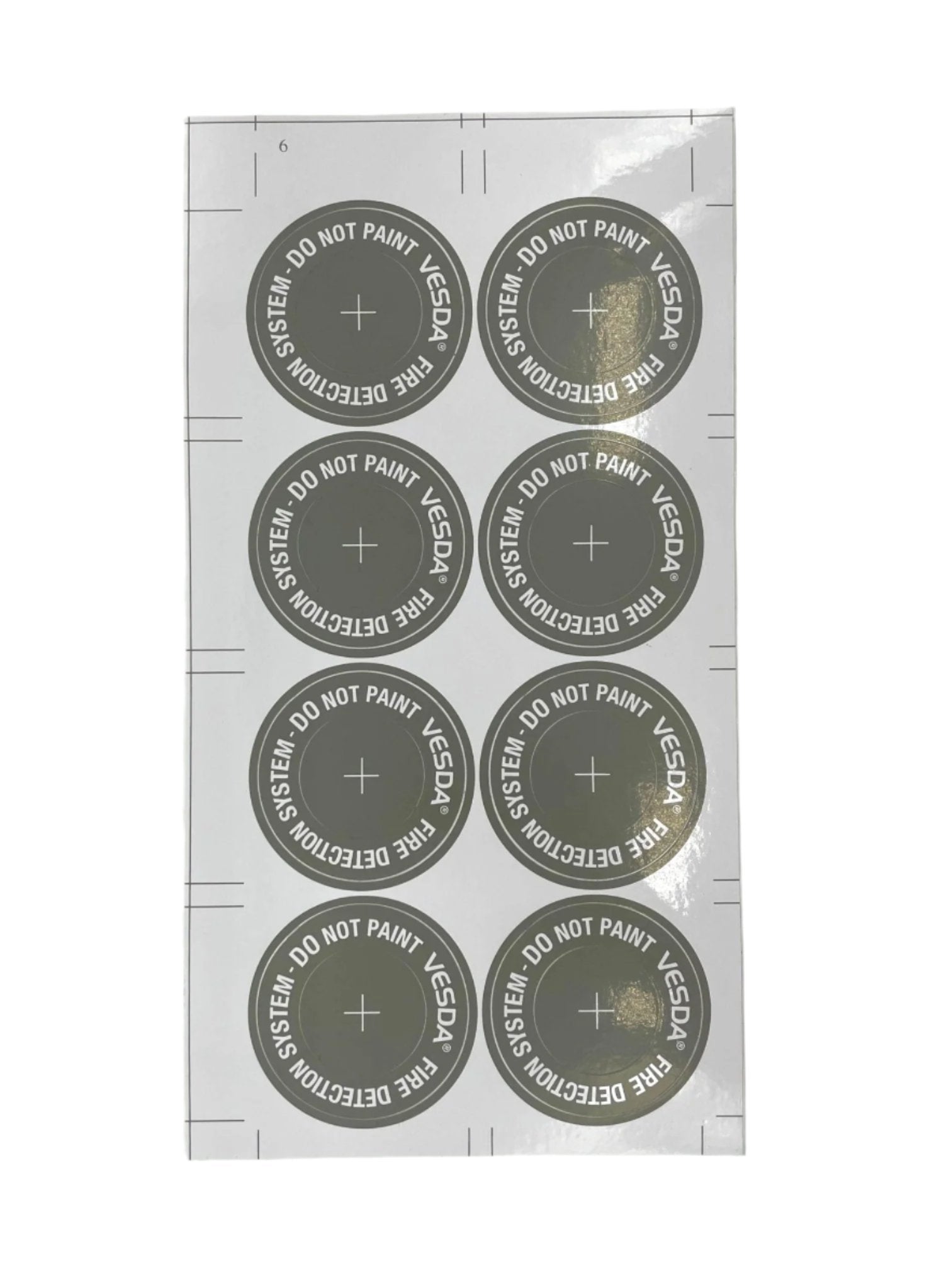 Sampling Point Machine Access Label VESDA E700-SPLG Miniature Sampling Point Label - The Fire Alarm Supplier
