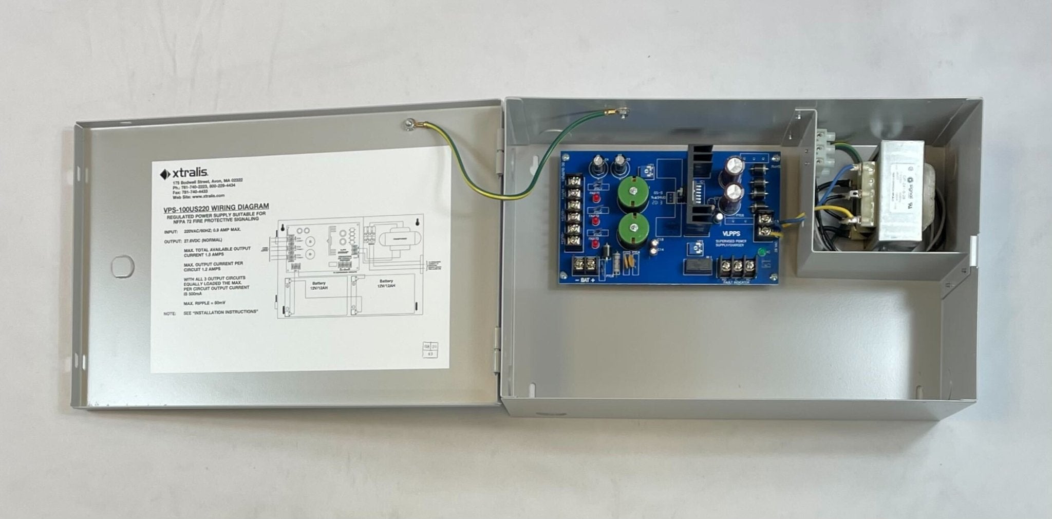 Vesda VPS-100-US-220 Single Zone Power Supply - The Fire Alarm Supplier