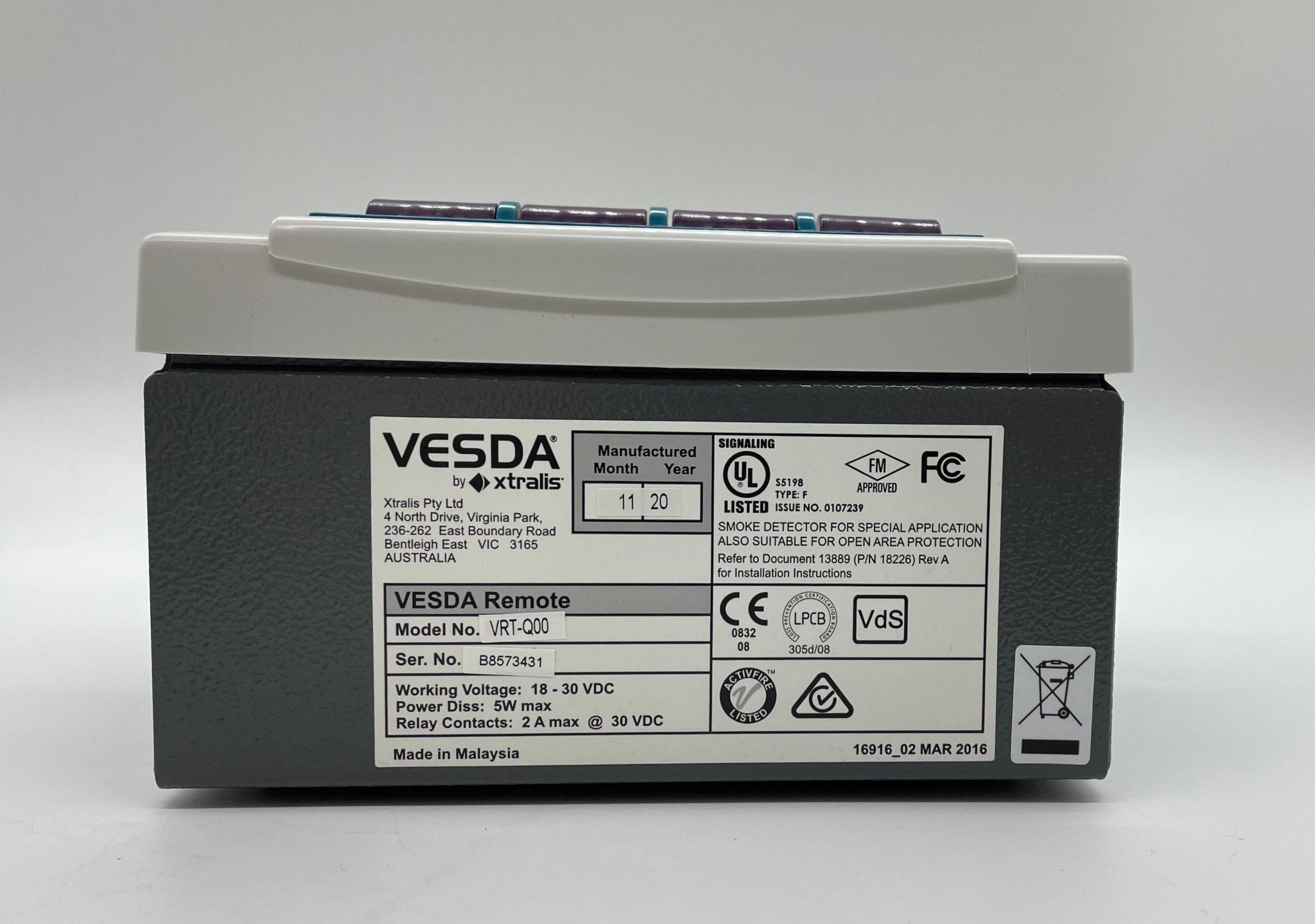 Vesda VRT-Q00 - The Fire Alarm Supplier